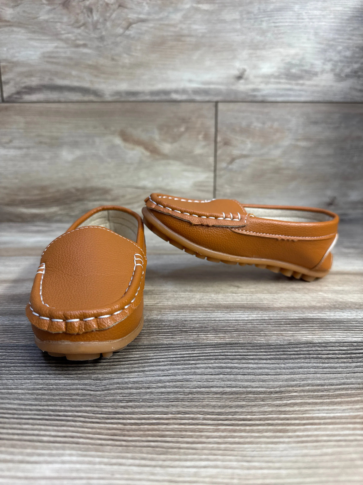 Leather Loafers Slip-On Oxford Flats Brown sz 11c - Me n Mommy To Be