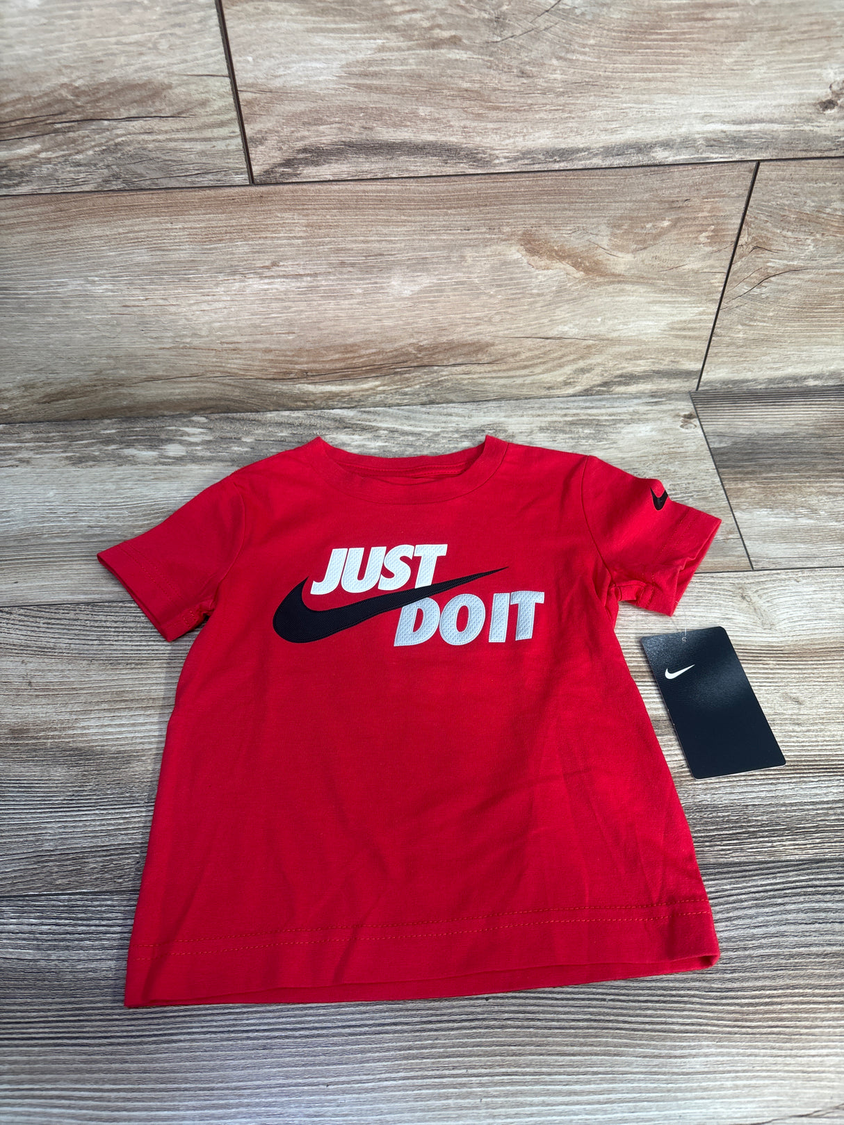 NEW Nike Just Do It Shirt in University Red sz 2T