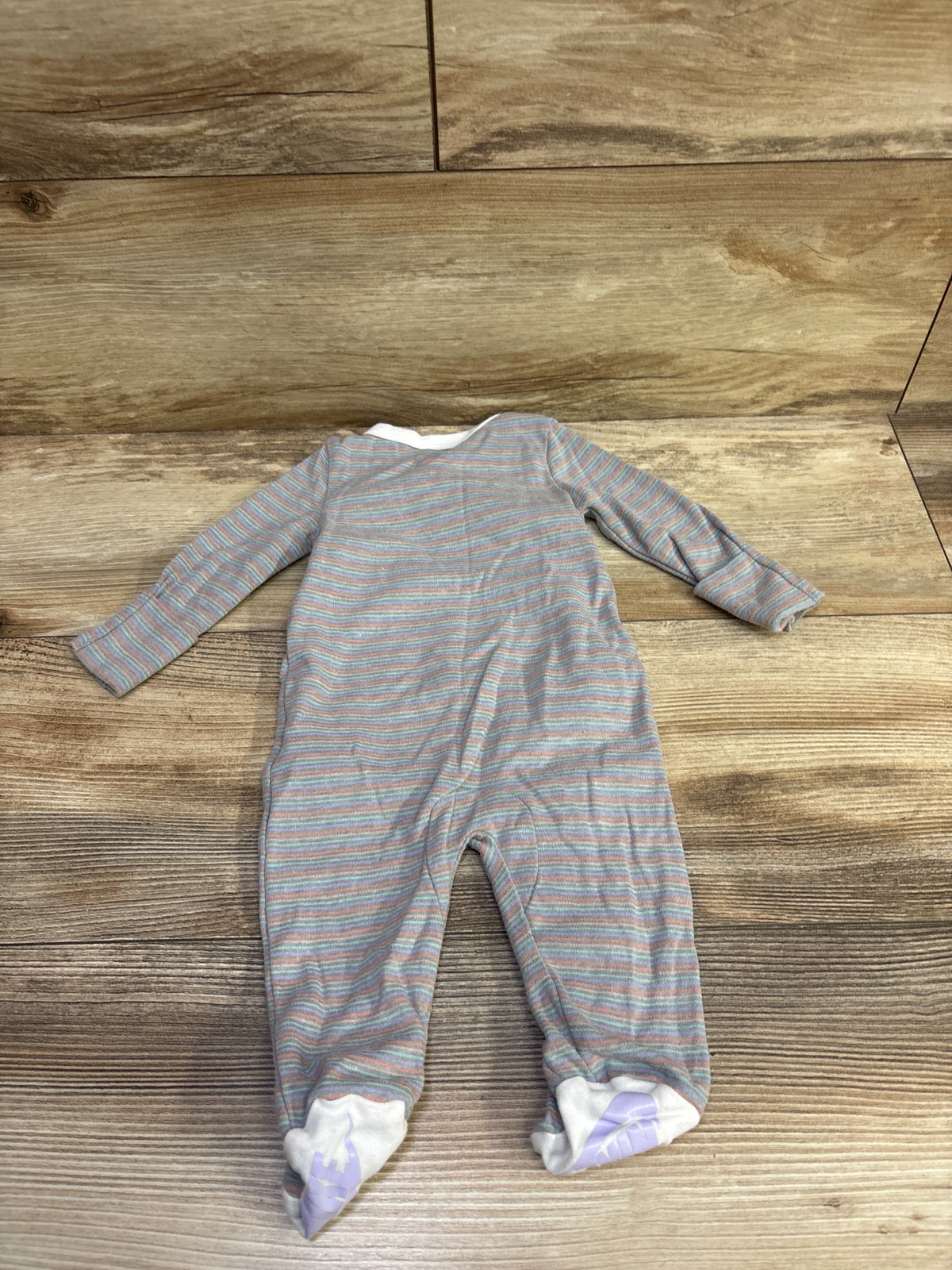 Nike Striped Snap Sleeper Grey sz 3m