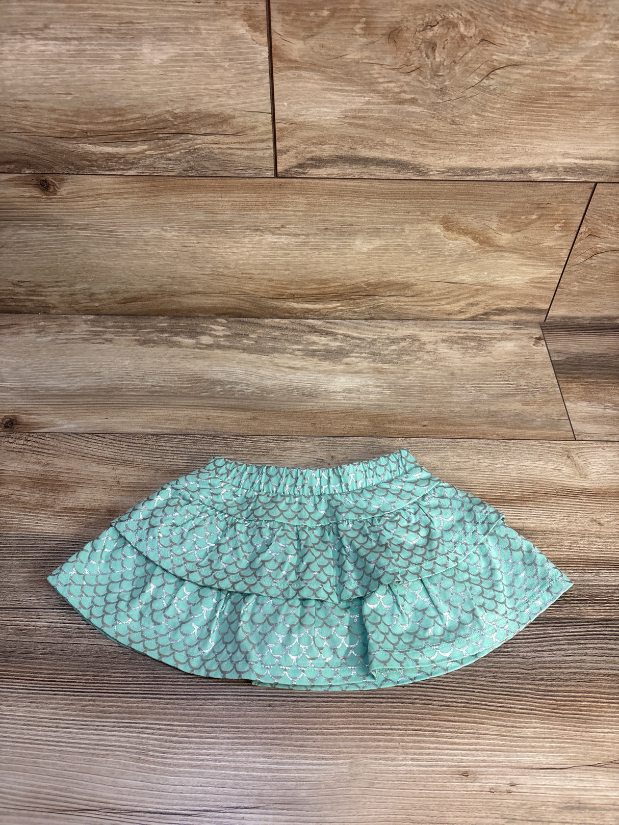 Falls Creek Kids Mermaid Layered Skort Teal sz 18m