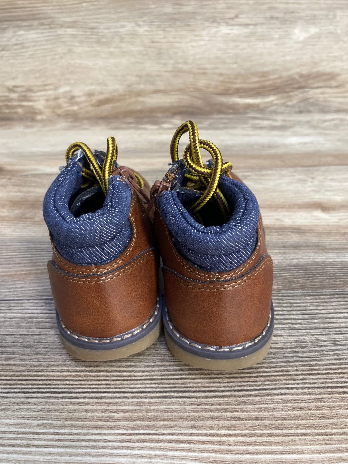 London Fog Leather Boots Brown sz 9c