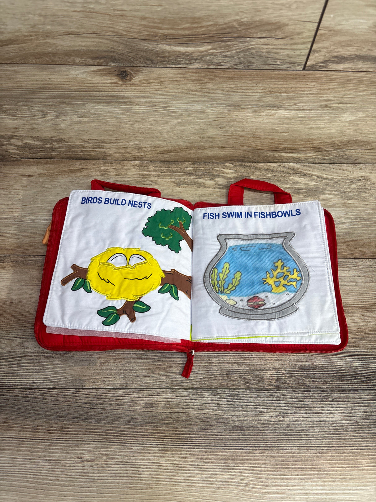 NEW Soft Skill Home Sweet Home Washable Book Red