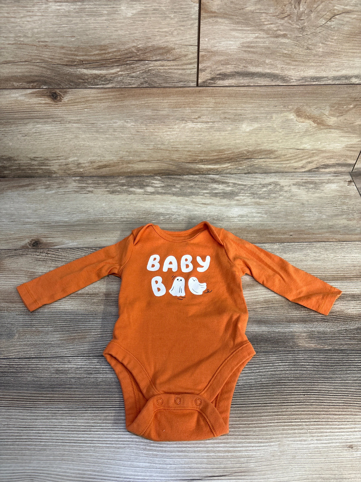 Old Navy Baby Boo Bodysuit Orange sz 0-3m