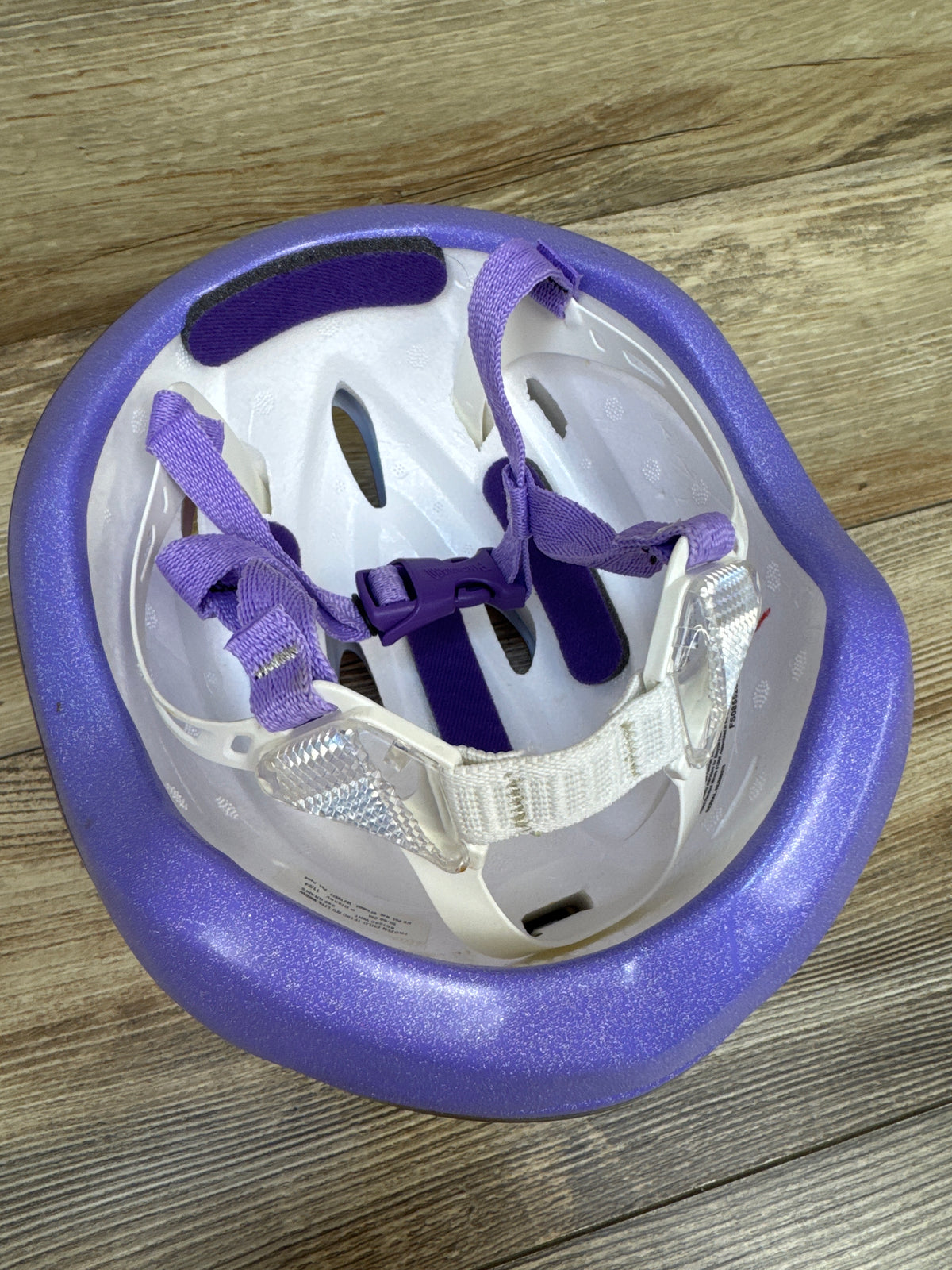 Disney Frozen 2 3D Tiara Child Bike Helmet - Purple 5T+