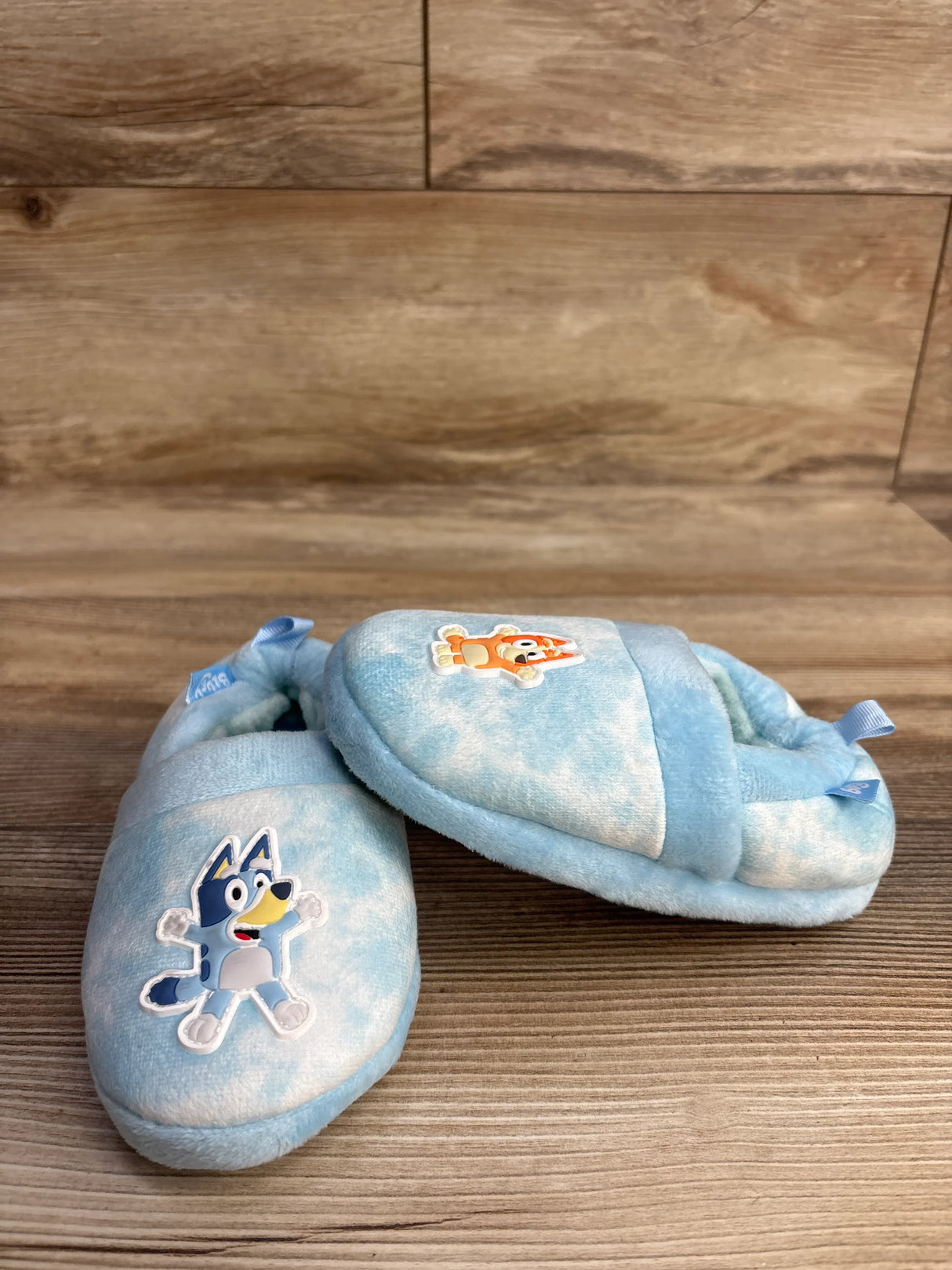Ground Up Bluey Slippers Blue sz 9-10c