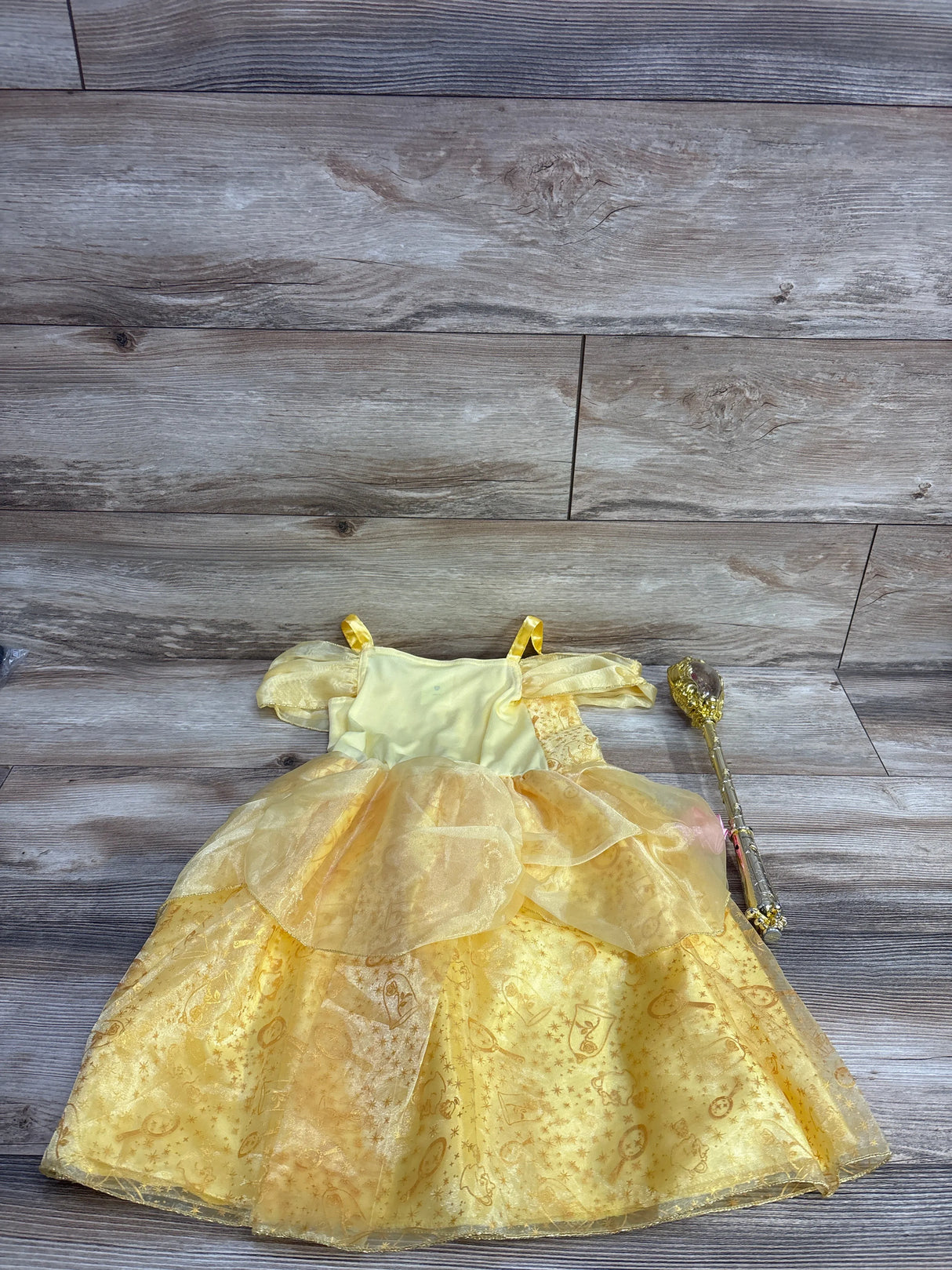 Disney Store Beauty and the Beast Belle Costume 2pc sz 5/6