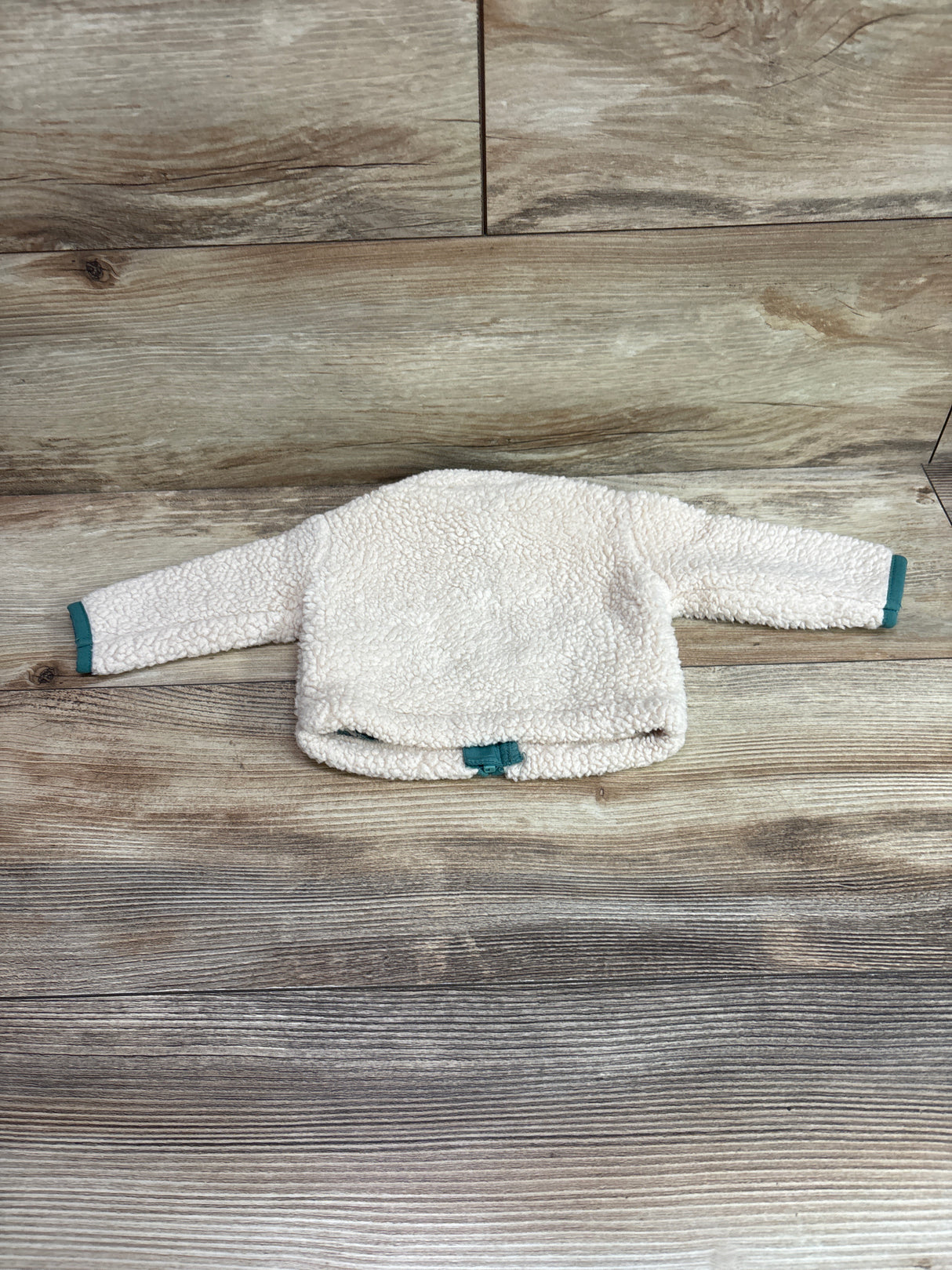 Cat & Jack Sherpa Full-Zip Jacket Beige sz Newborn