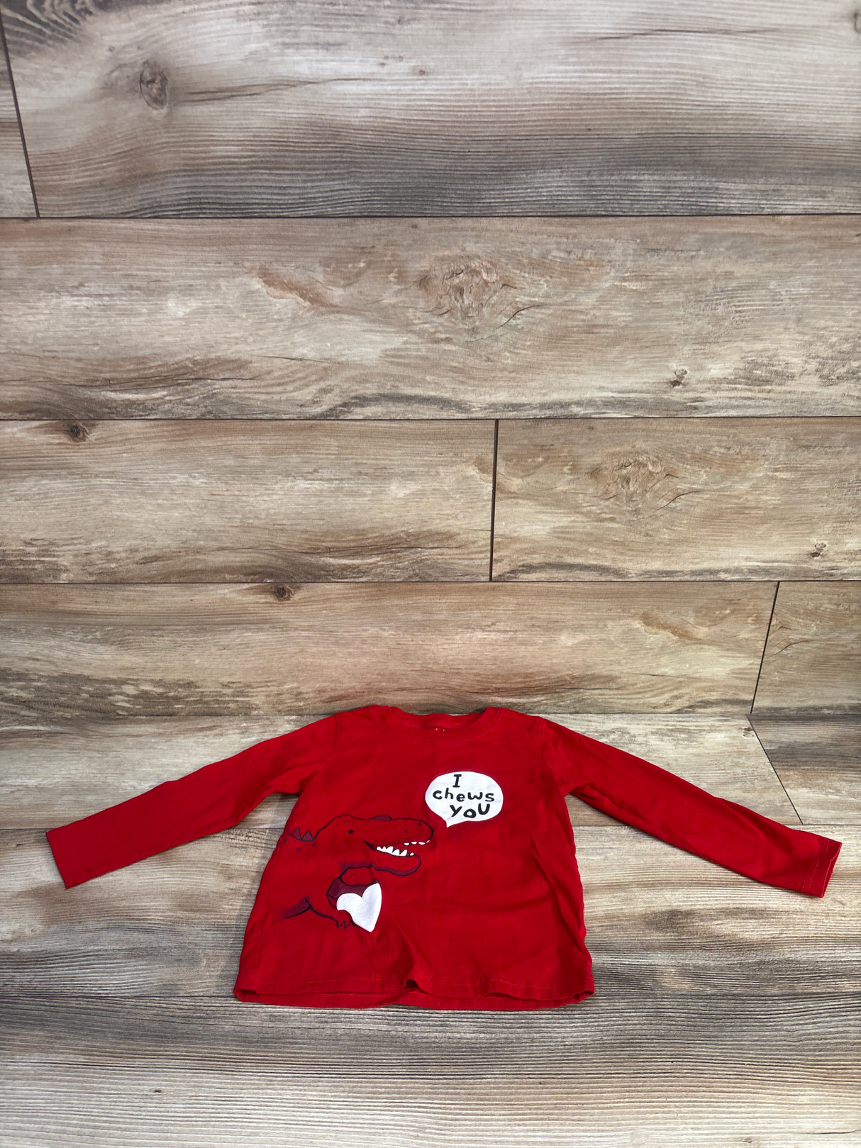 Just One You I Chews You Shirt Red sz 4T