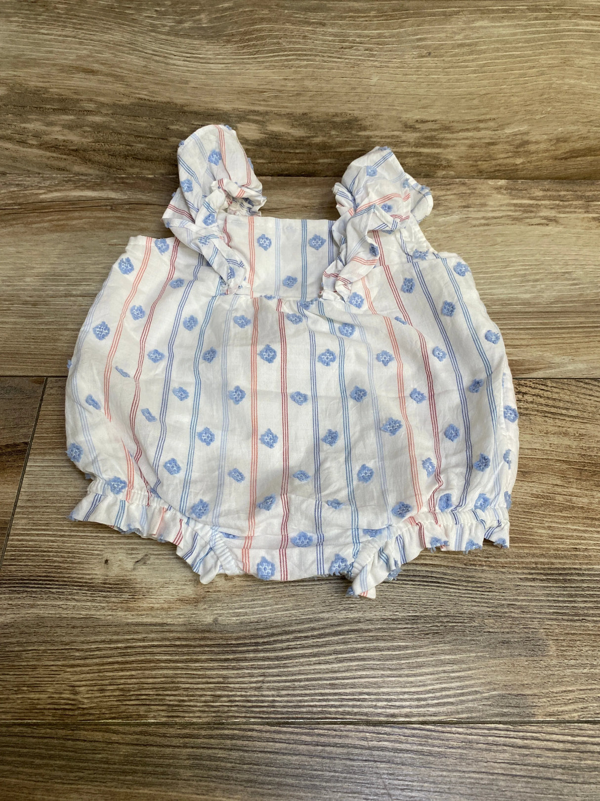 Cat & Jack Striped Bubble Romper White sz 0-3m - Me n Mommy To Be