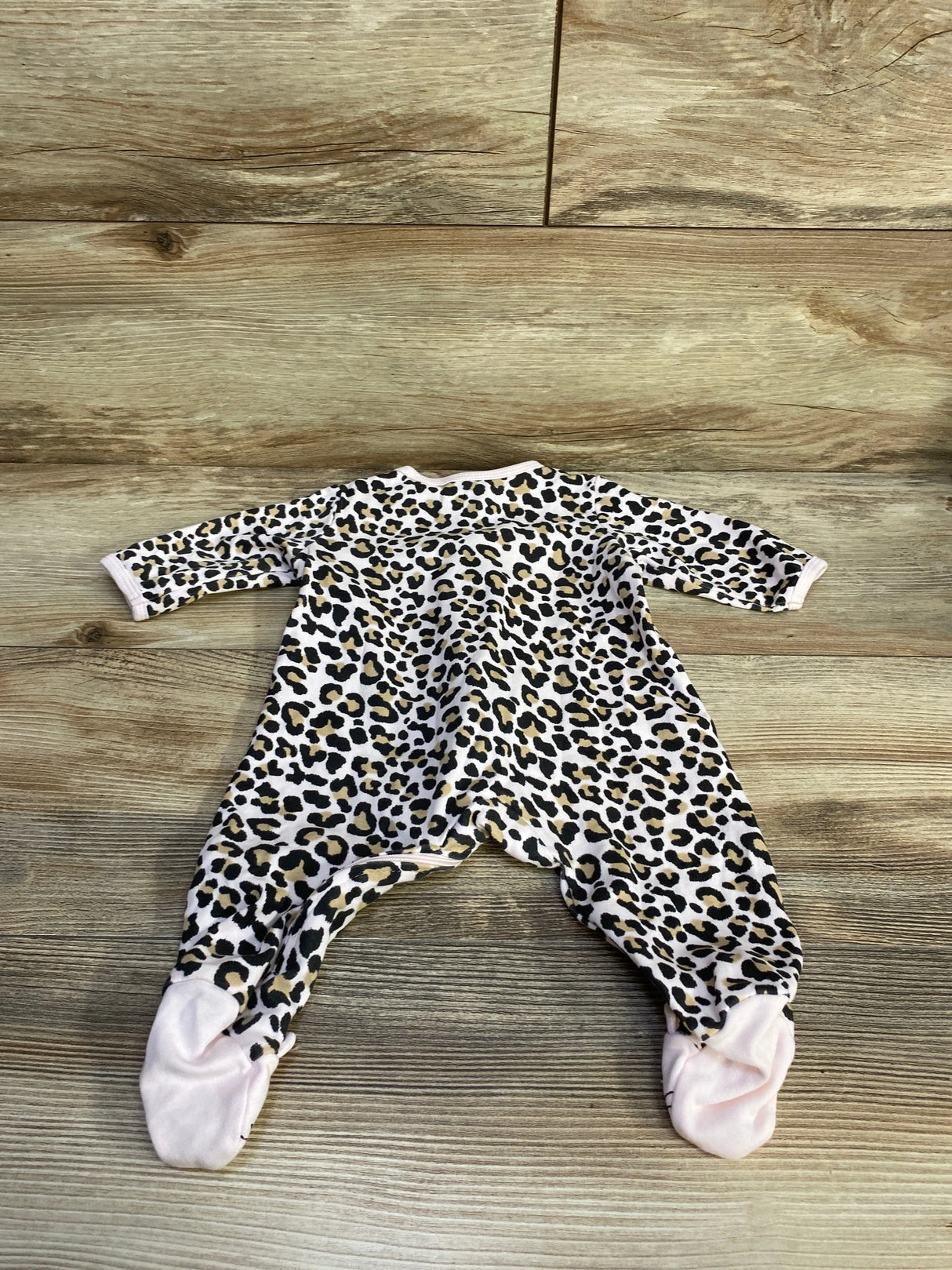 Little Me Leopard Print Sleeper Pink sz 3m - Me n Mommy To Be