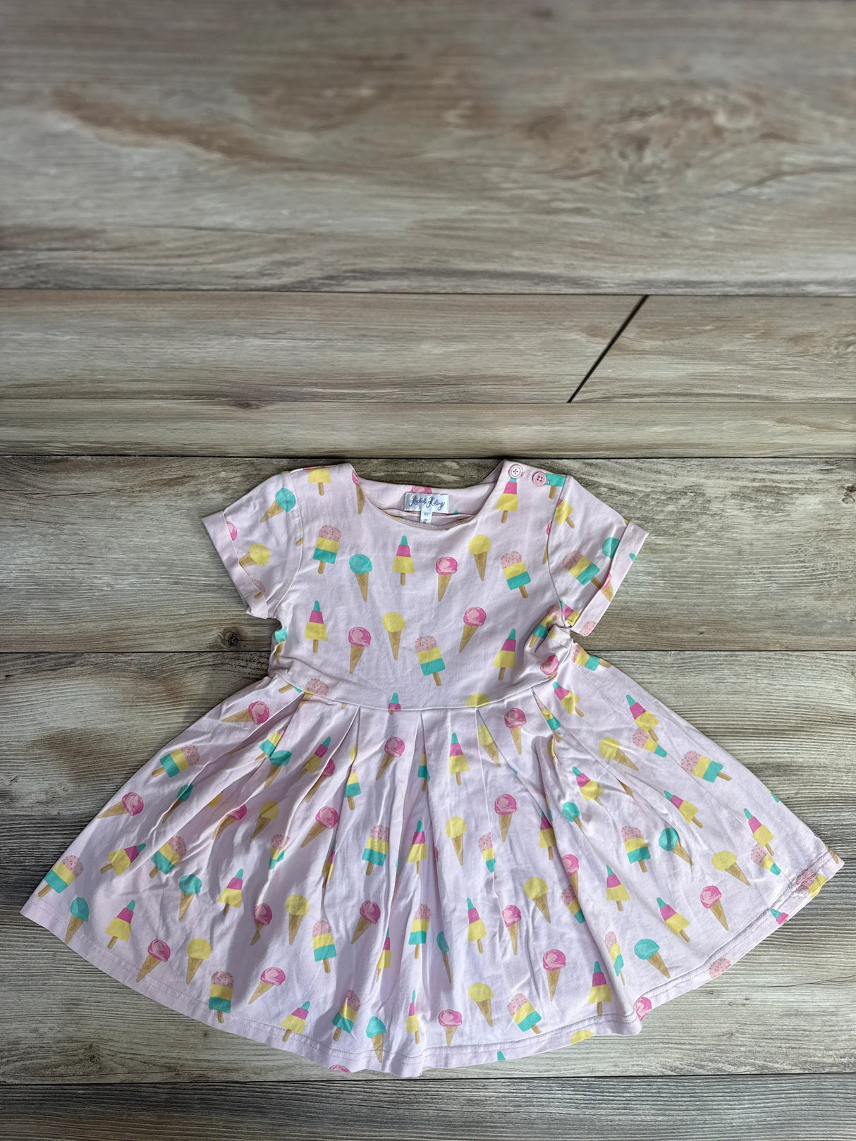 Rachel & Riley Ice Cream Jersey Dress Pink sz 4T
