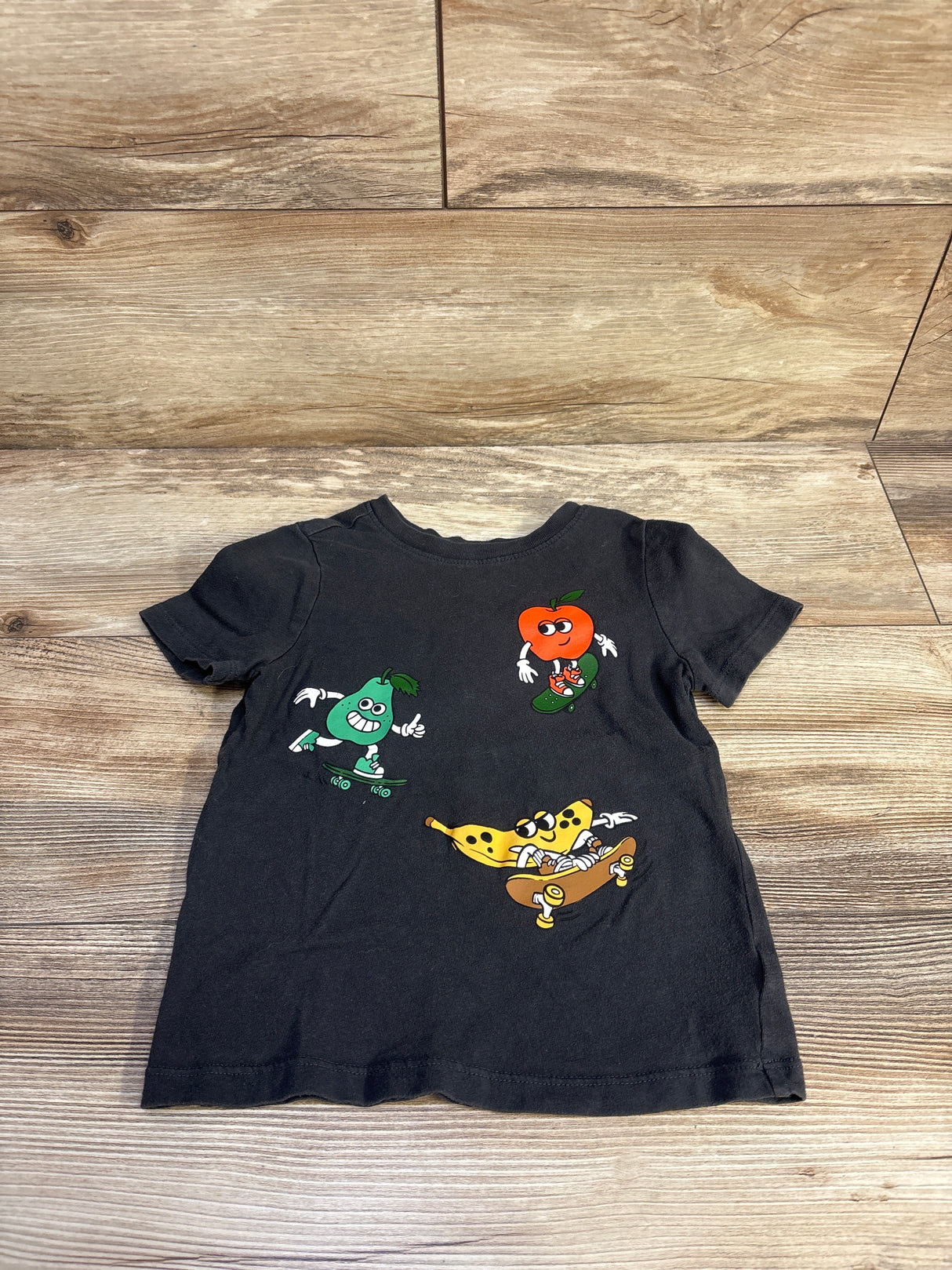 Old Navy Skateboarding Fruit Shirt Grey sz 4T