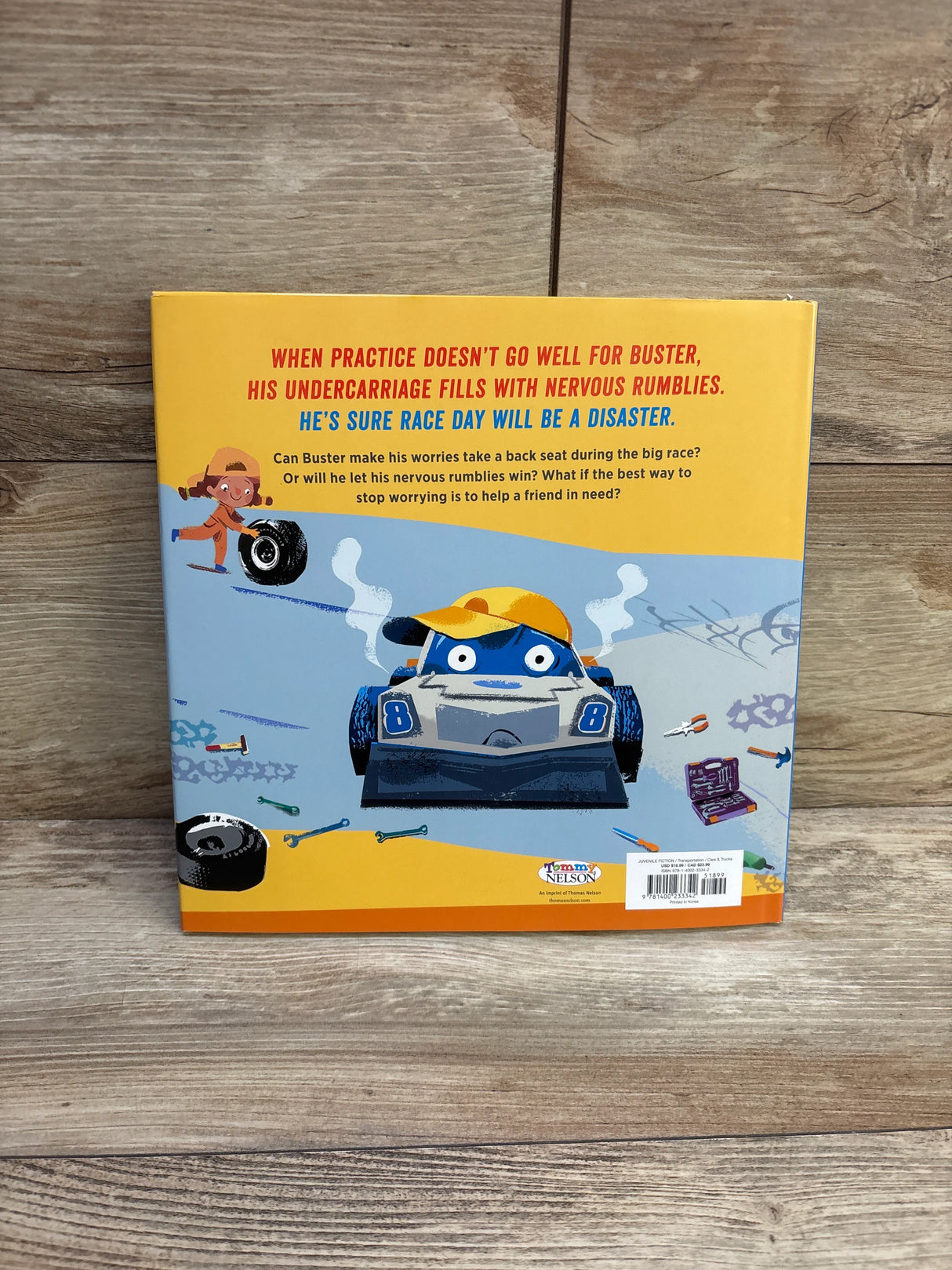 Buster's Trip to Victory Lane Hardcover Book