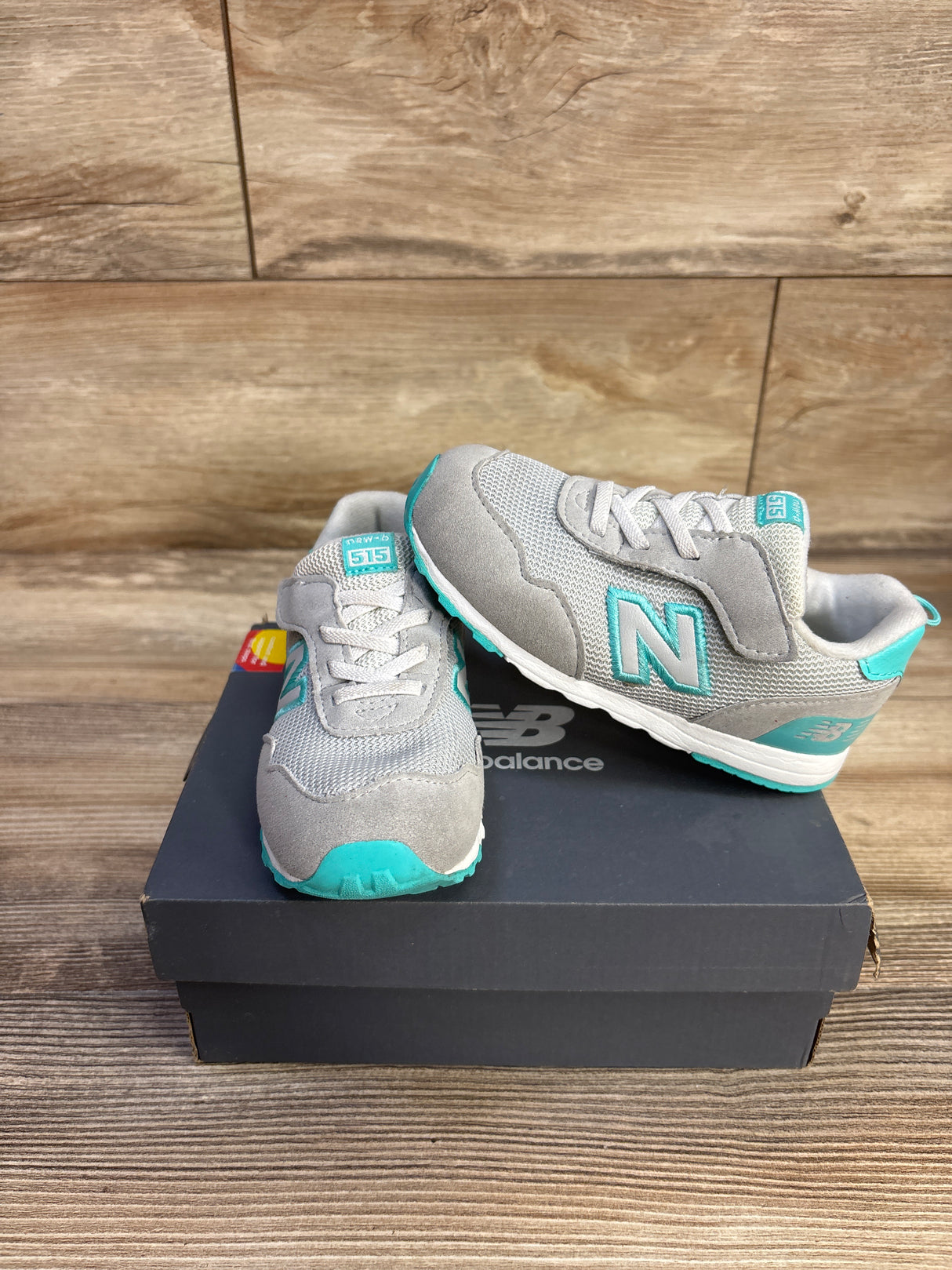 New Balance 515 Hook & Loop Sneakers Grey sz 9c