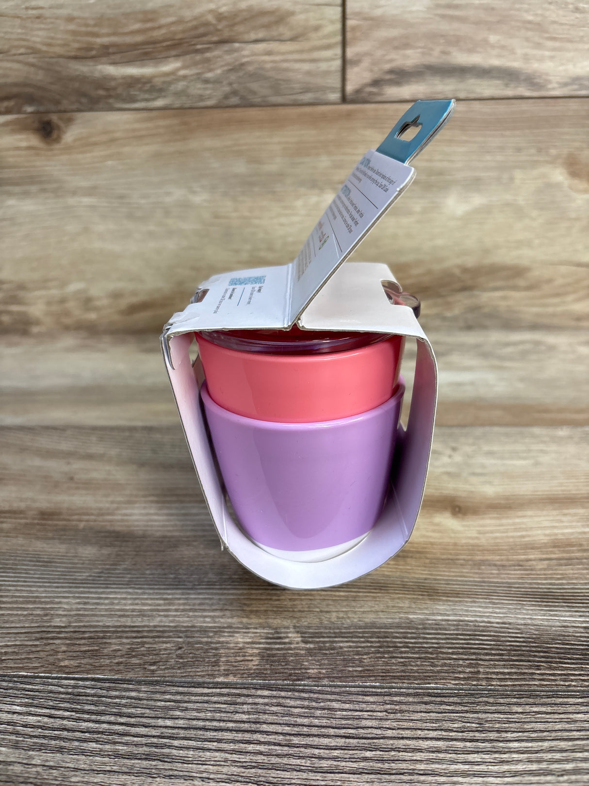 NEW Munchkin Splash 2 Cups with Training Lid Purple/Pink 7oz*