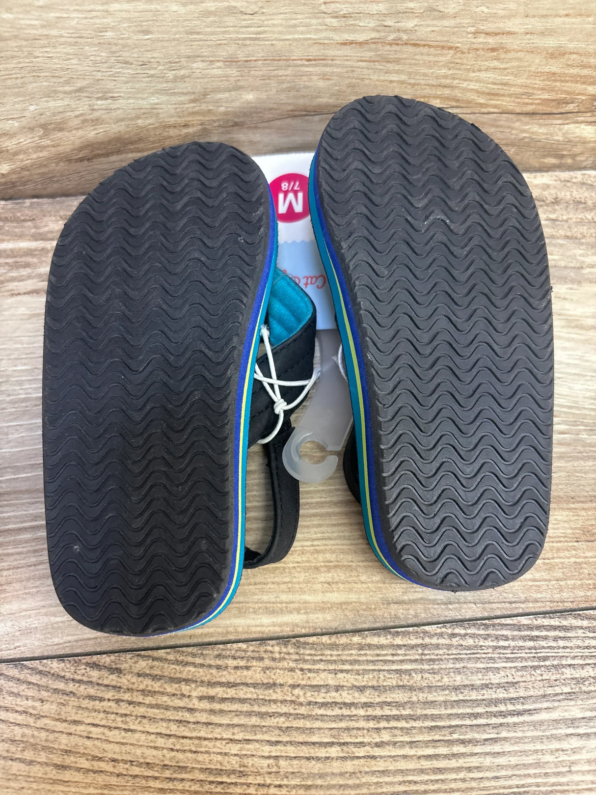 NEW Cat & Jack Shawn Sandals Black Sz 7/8c