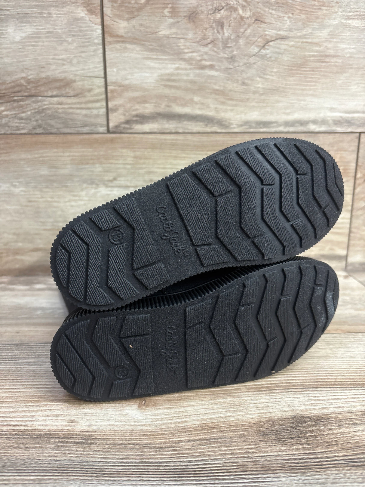 NEW Cat & Jack Natalia Tall Shearling Style Boots Black sz 13c