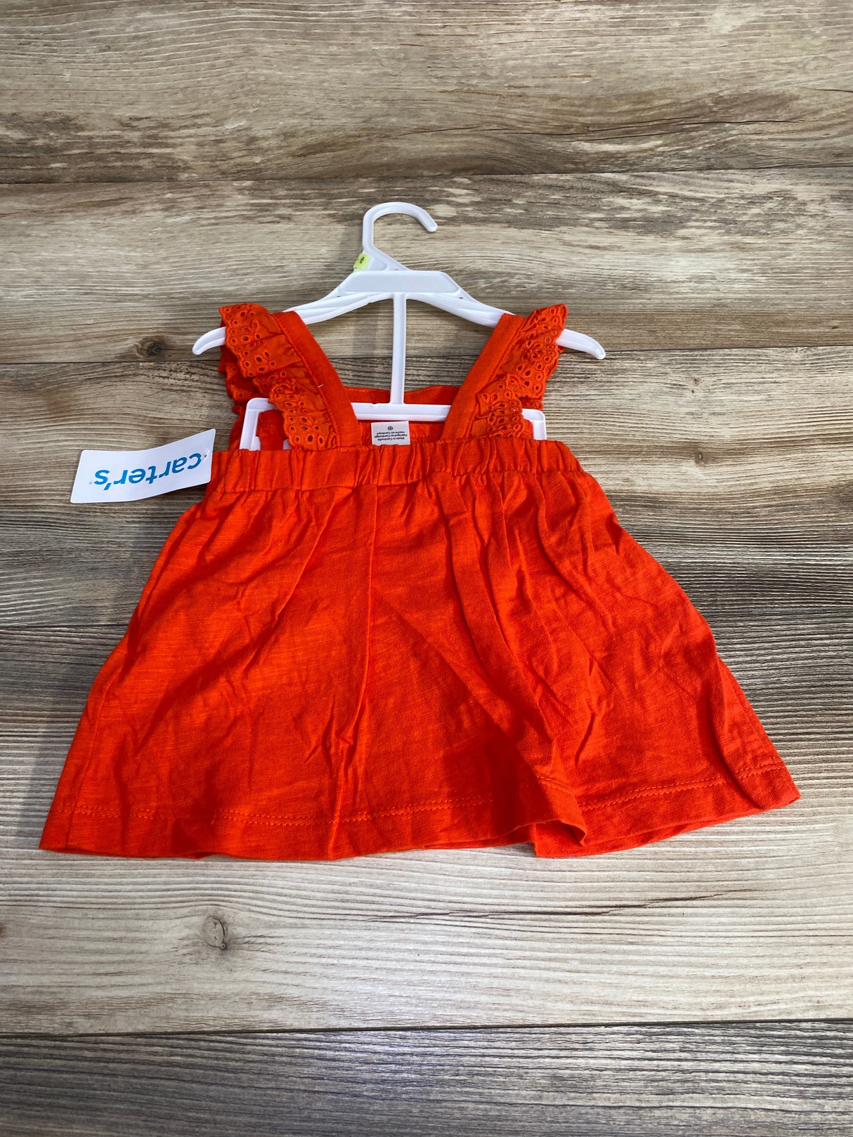 NEW Carter's 2pc Eyelet Dress & Bloomers Orange sz 3m - Me n Mommy To Be