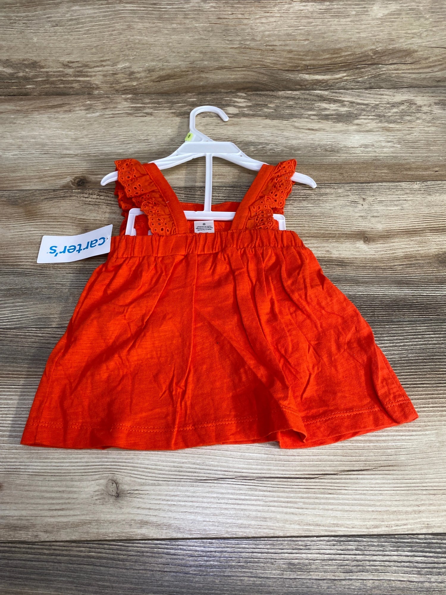 NEW Carter's 2pc Eyelet Dress & Bloomers Orange sz 3m - Me n Mommy To Be