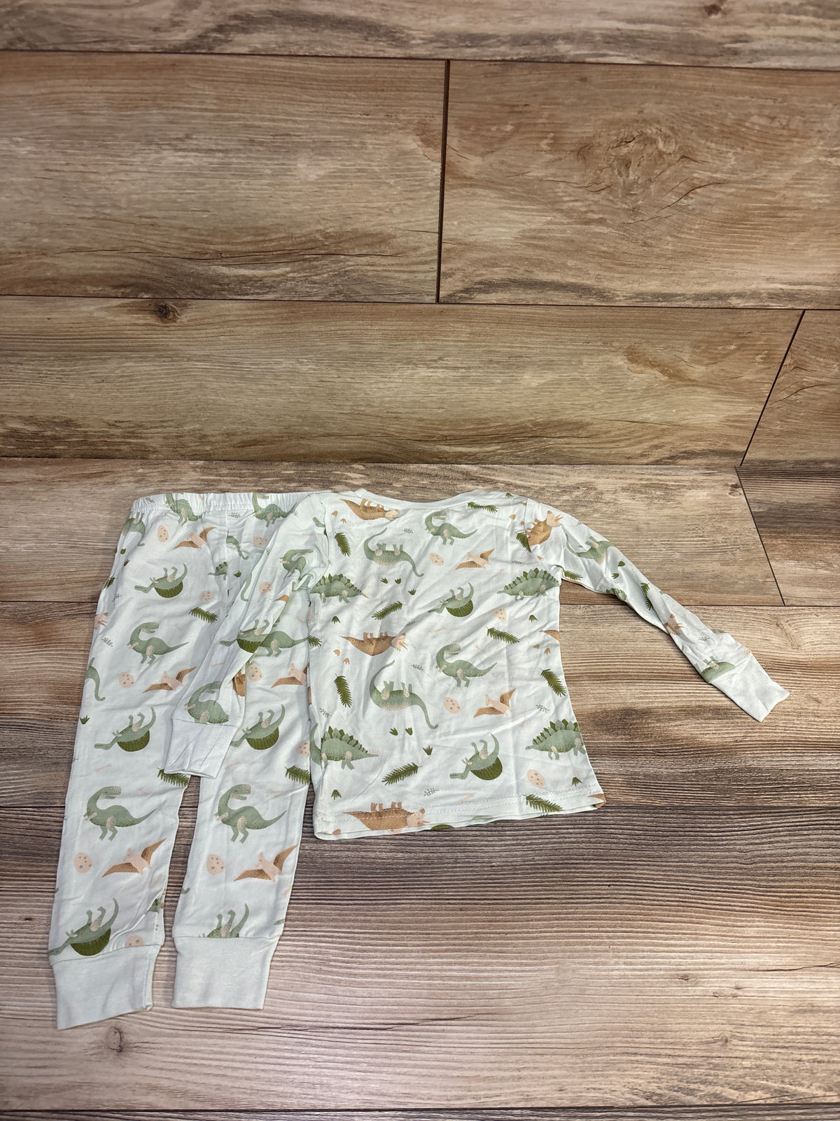 NEW Emily & Oliver 2pc Bamboo Pajama Set Green sz 24m