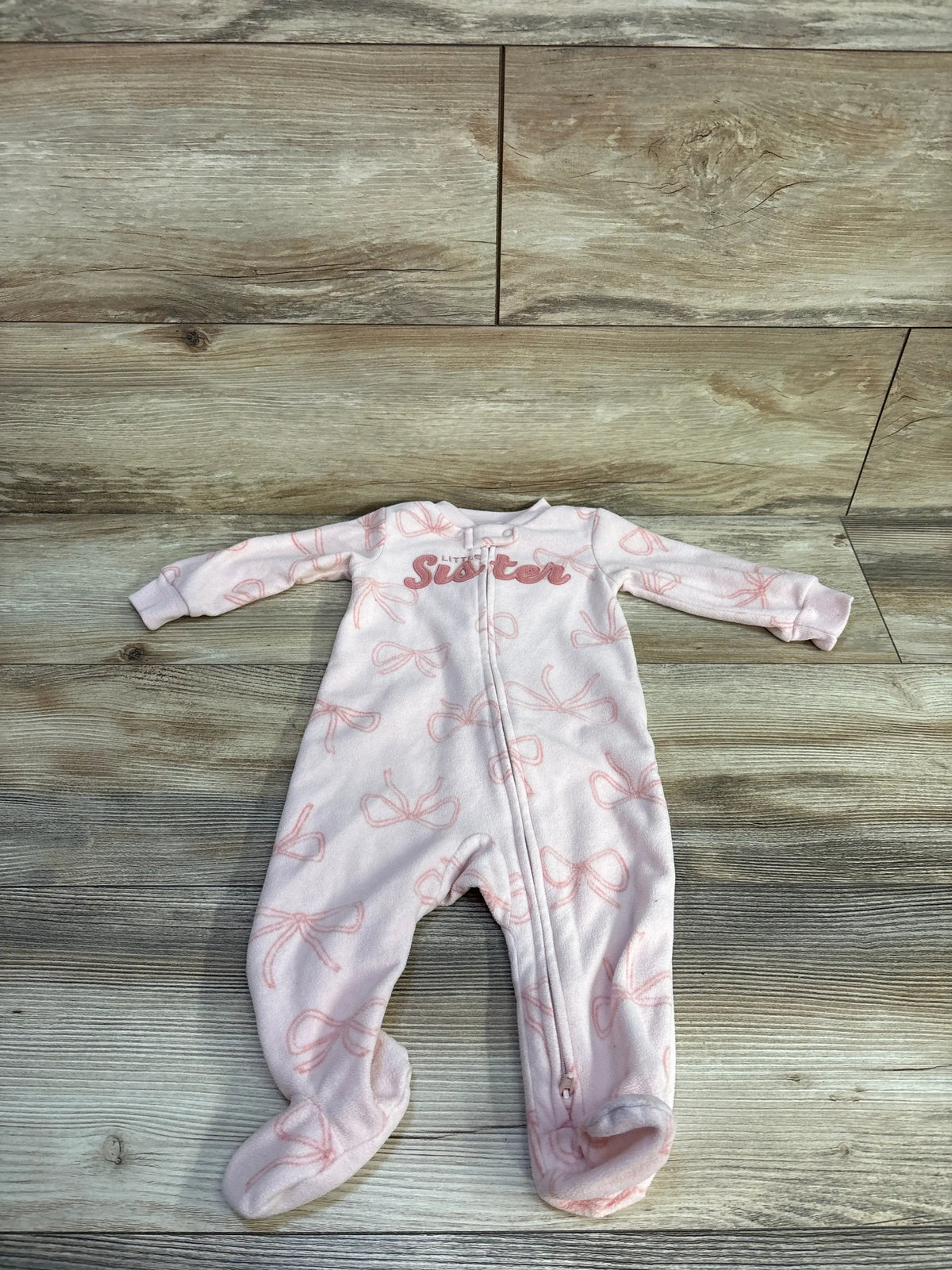 Carter's Little Sister Sleeper Pink sz 6m