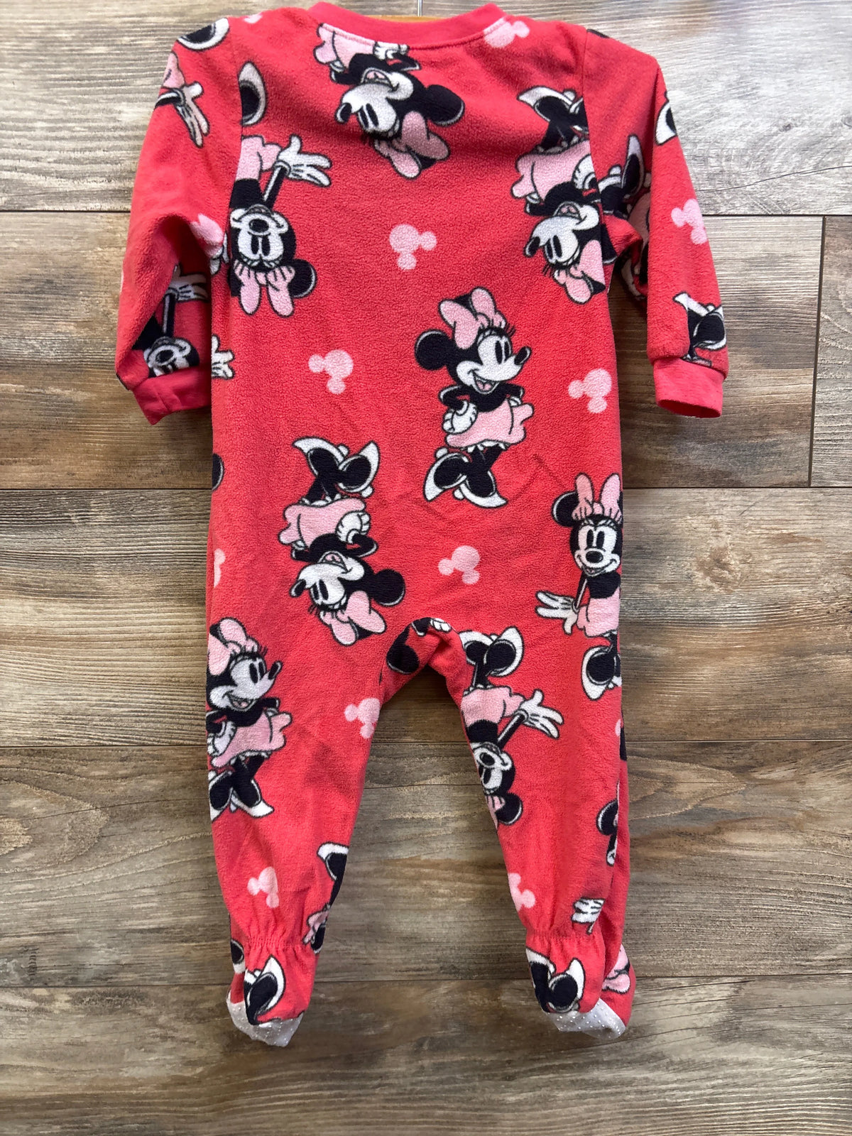 Disney Junior Minnie Mouse Blanket Sleeper Red sz 18m