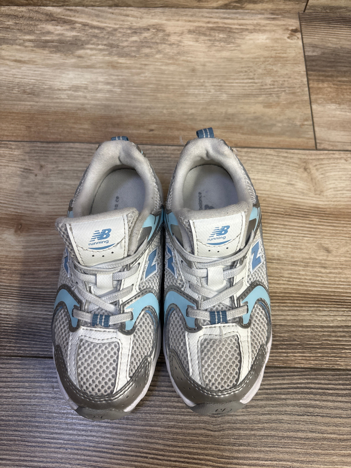 New Balance 530 Bungee Sneakers White/Blue sz 10c