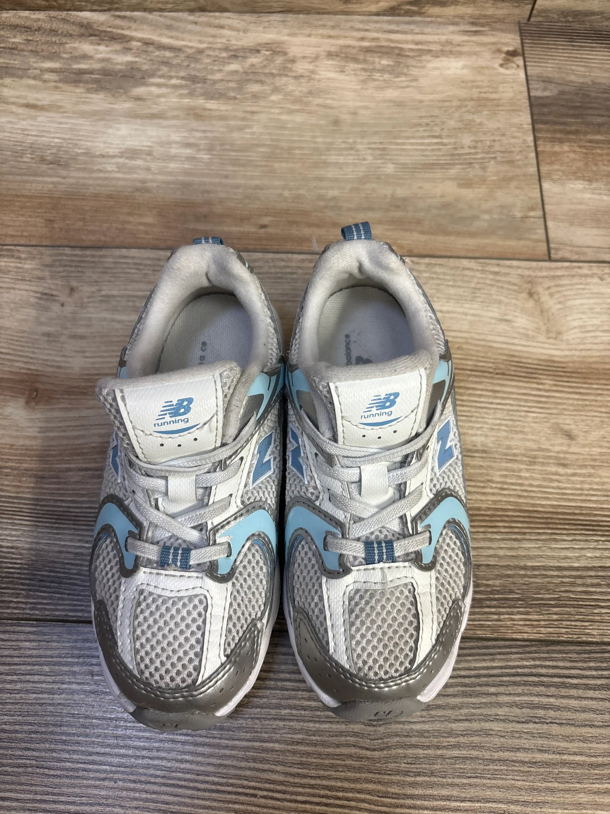 New Balance 530 Bungee Sneakers White/Blue sz 10c