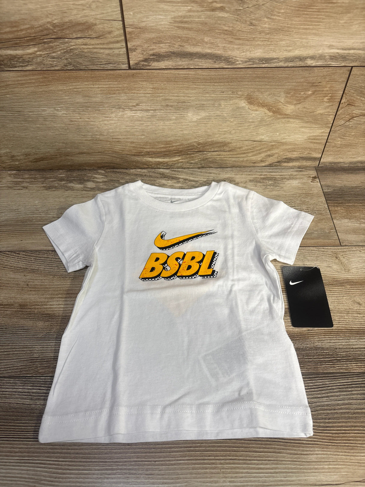 NEW Nike BSBL Shirt White sz 2T