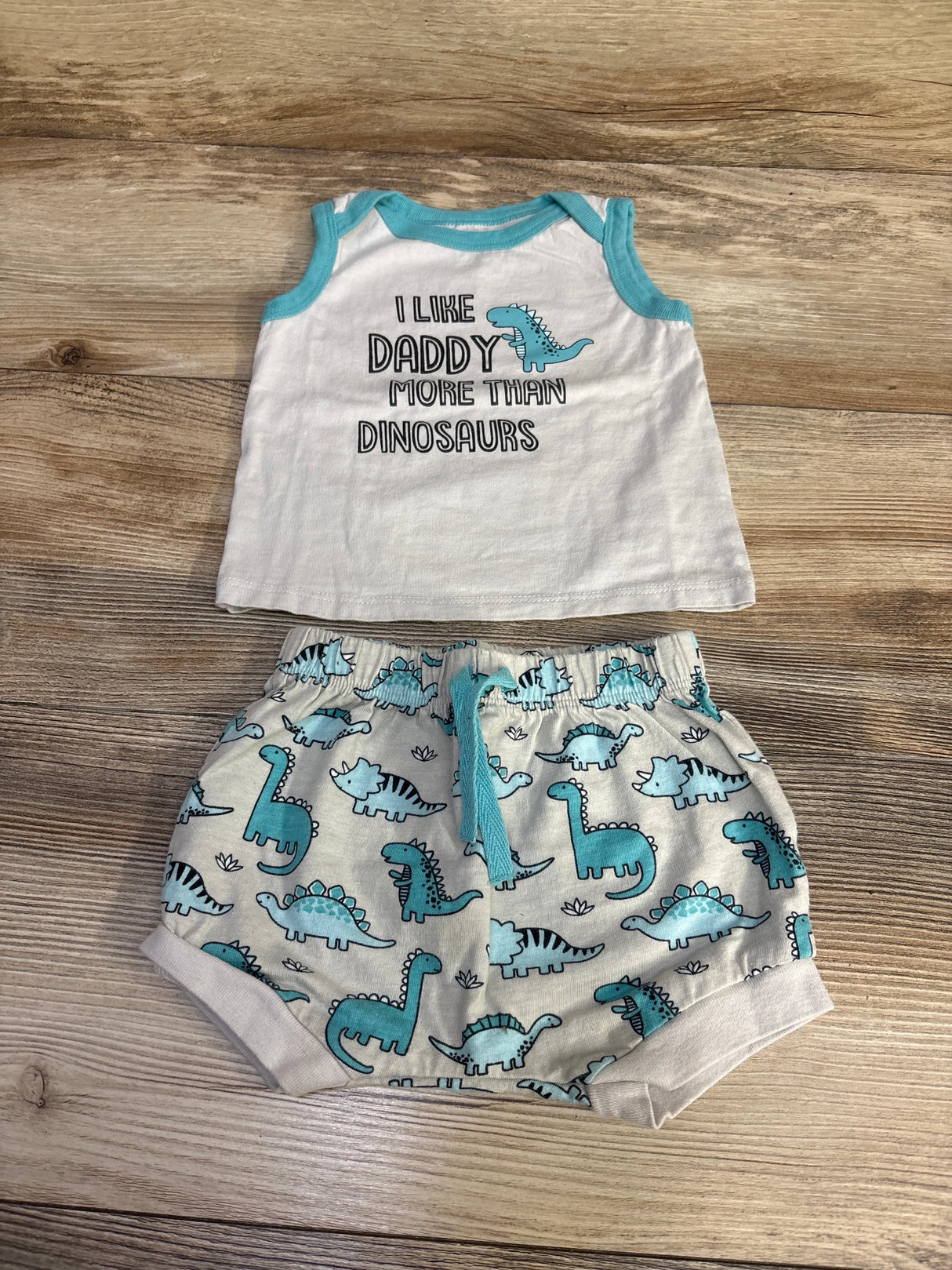Koala Baby 2pc Tank Top & Shorts Set Grey sz 3-6m