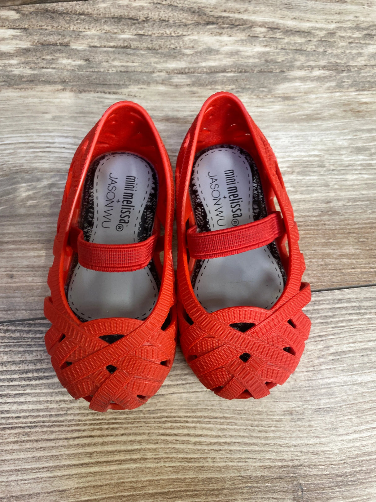 Mini Melissa Jean Jason WU Red Shoes sz 5c - Me n Mommy To Be