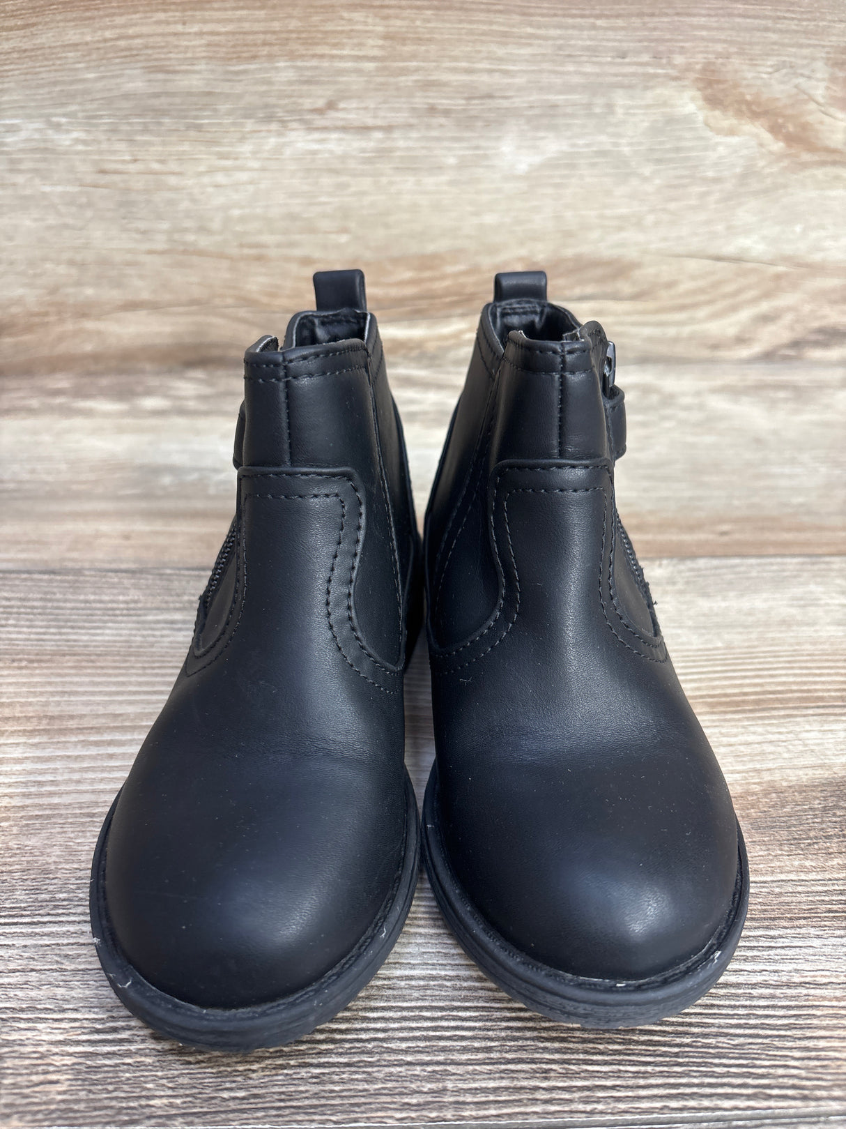 Wonder Nation Fashion Ankle Boots Black sz 9c