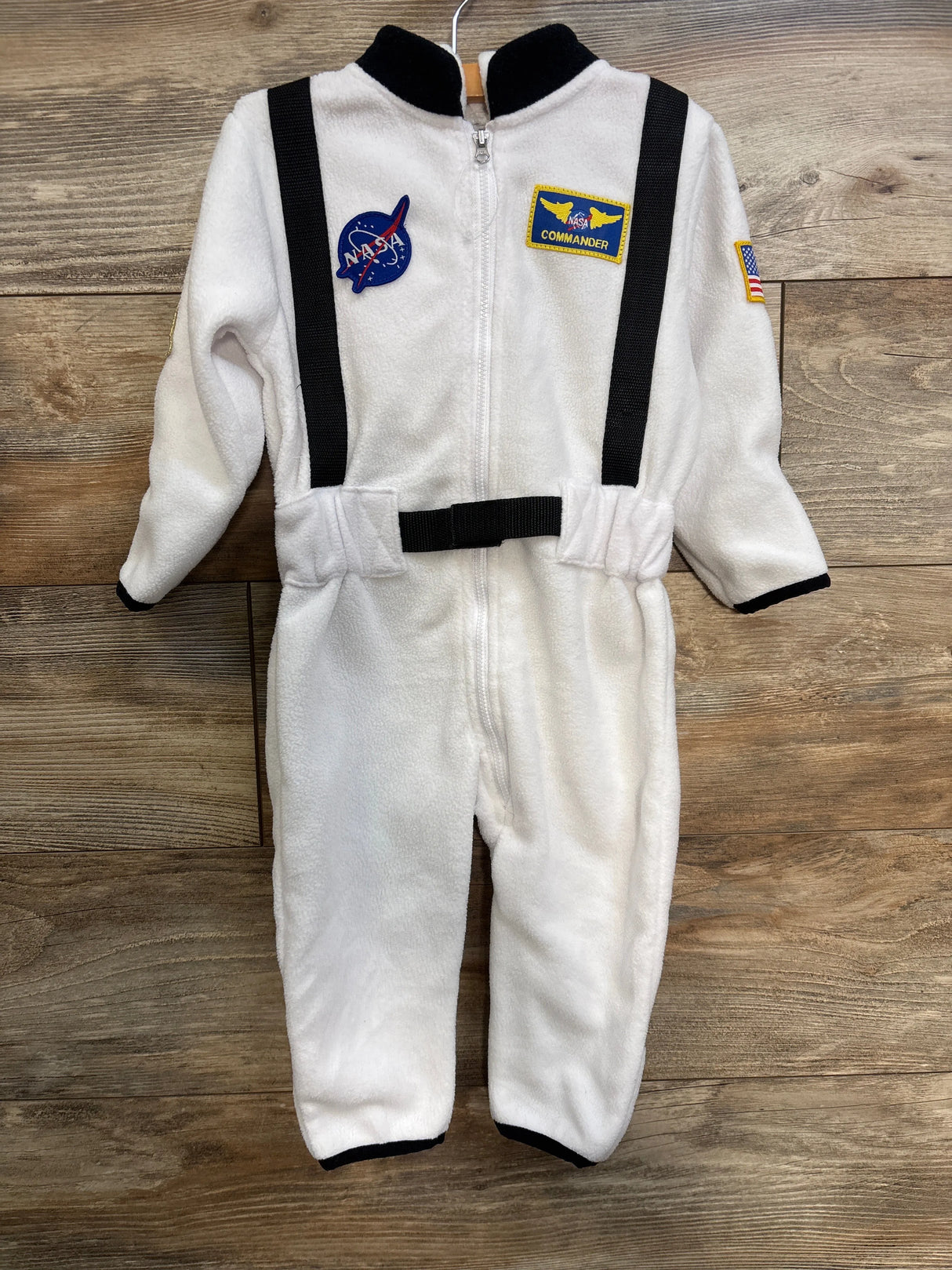 Cuddle Club NASA Astronaut Fleece Bunting Costume White sz 12-18m