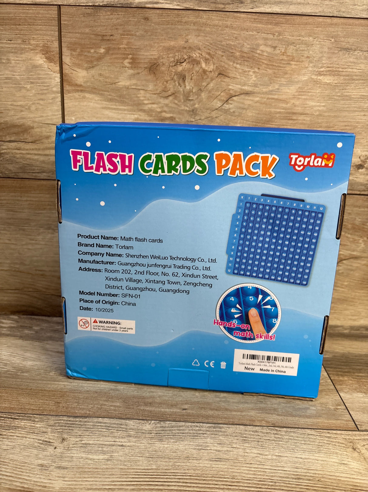 NEW Torlam 4 Multi-Math Flash Cards + Boards