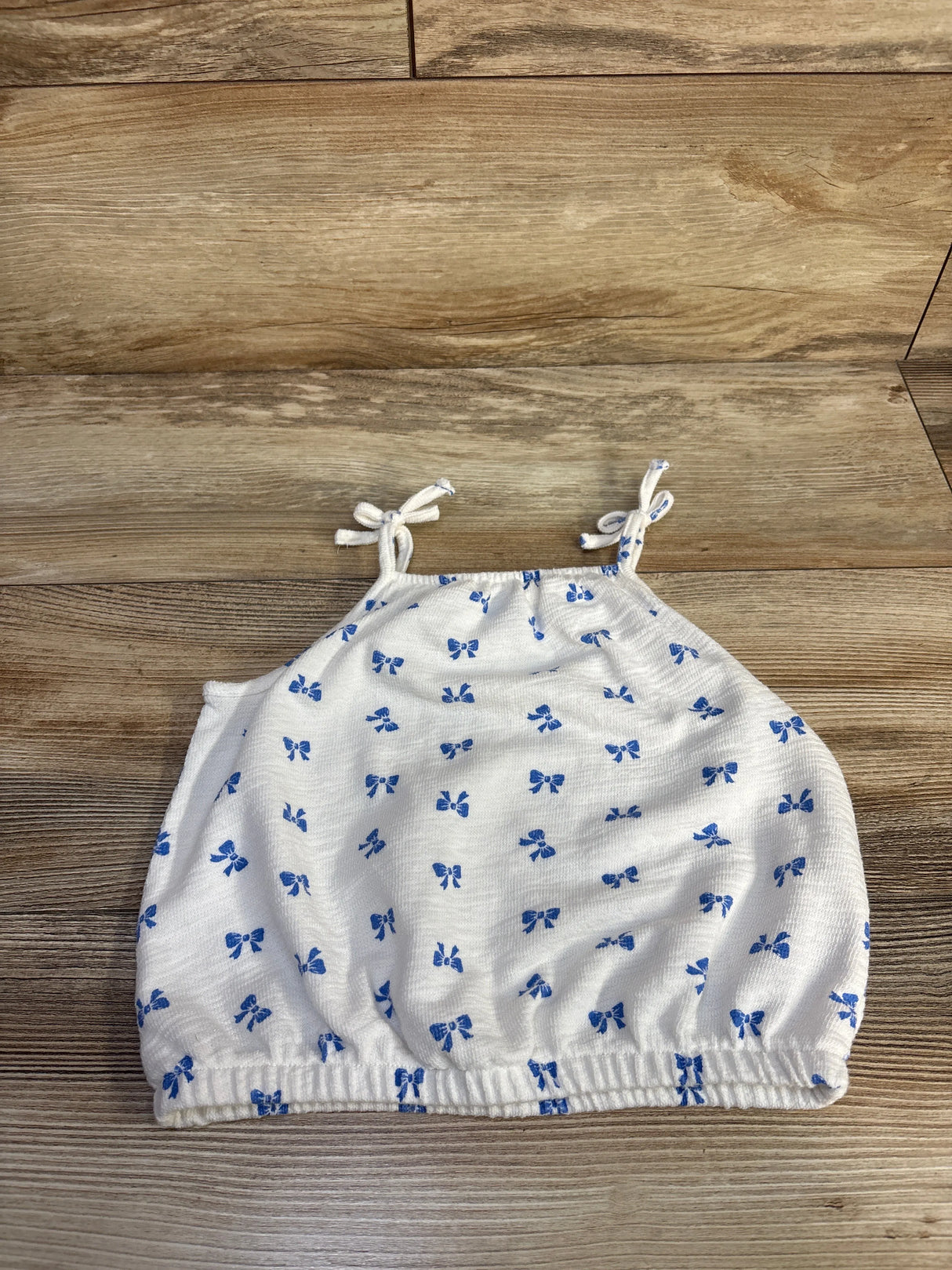 Old Navy Cinched-Hem Cami Bow White sz 4T