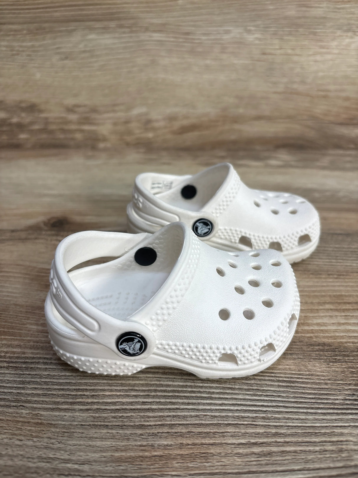 Crocs Classic Clogs White sz 2/3c