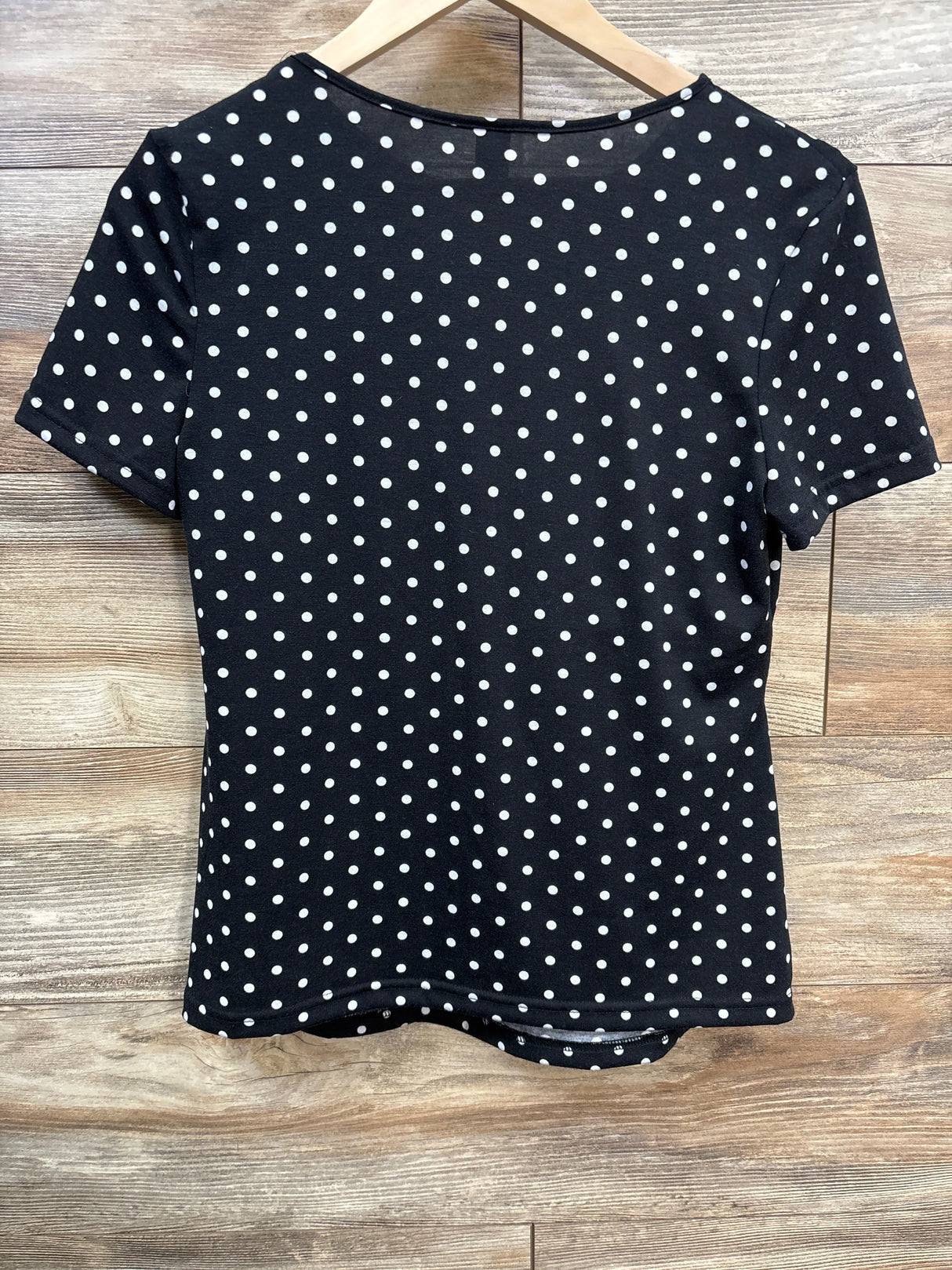 Shein Maternity Polka Dot Nursing Top Black sz Large