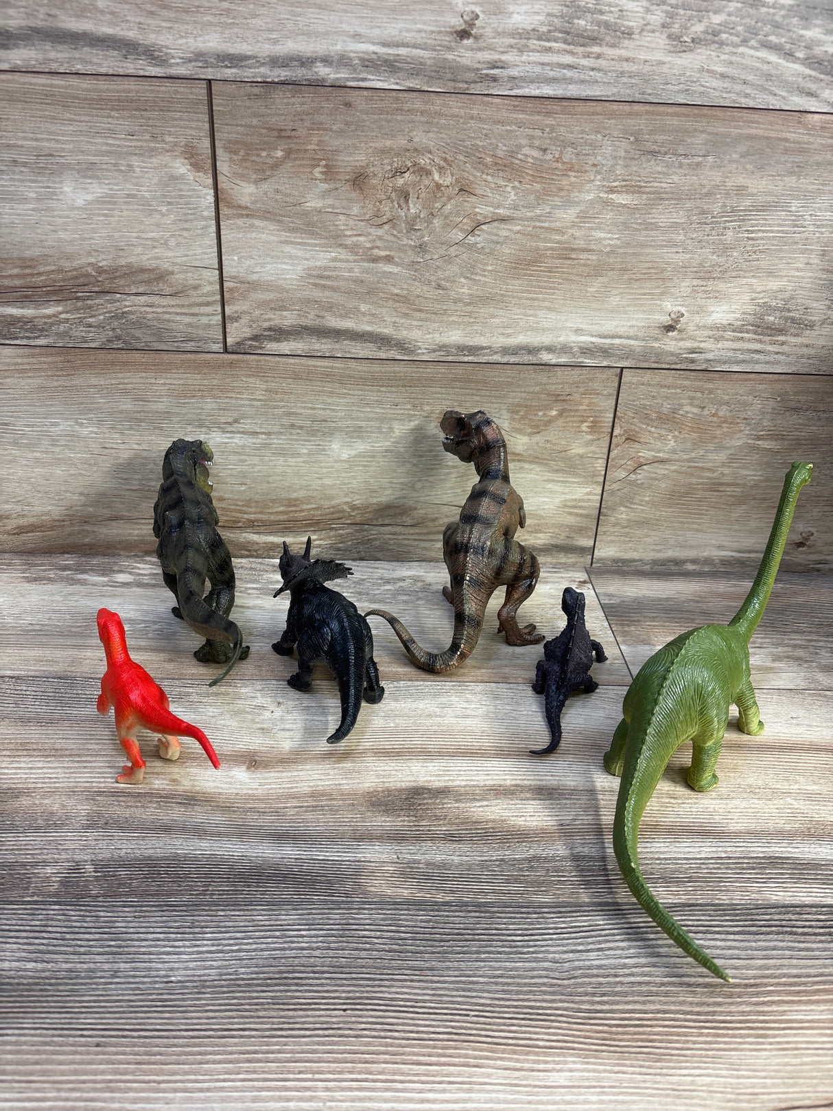 6pk Assorted Dinosaur Figures