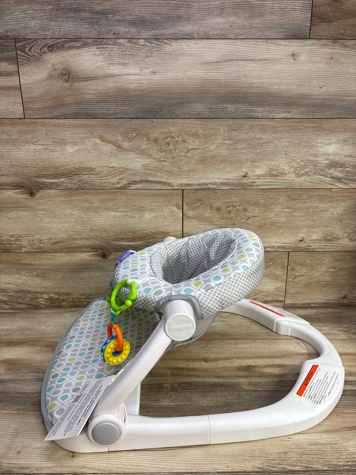 NEW Fisher Price Sit-Me-Up Floor Seat in Grey