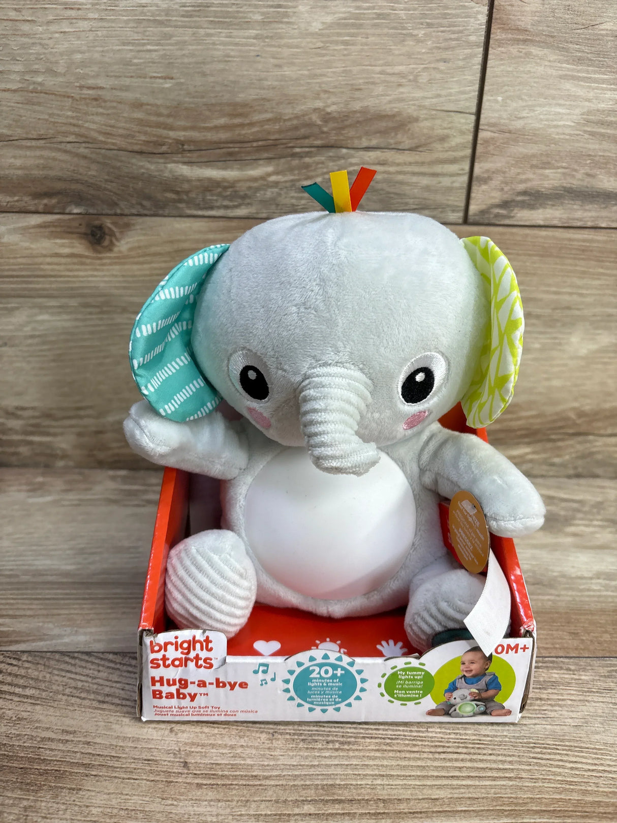 NEW Bright Starts Hug-a-Bye Baby Elephant