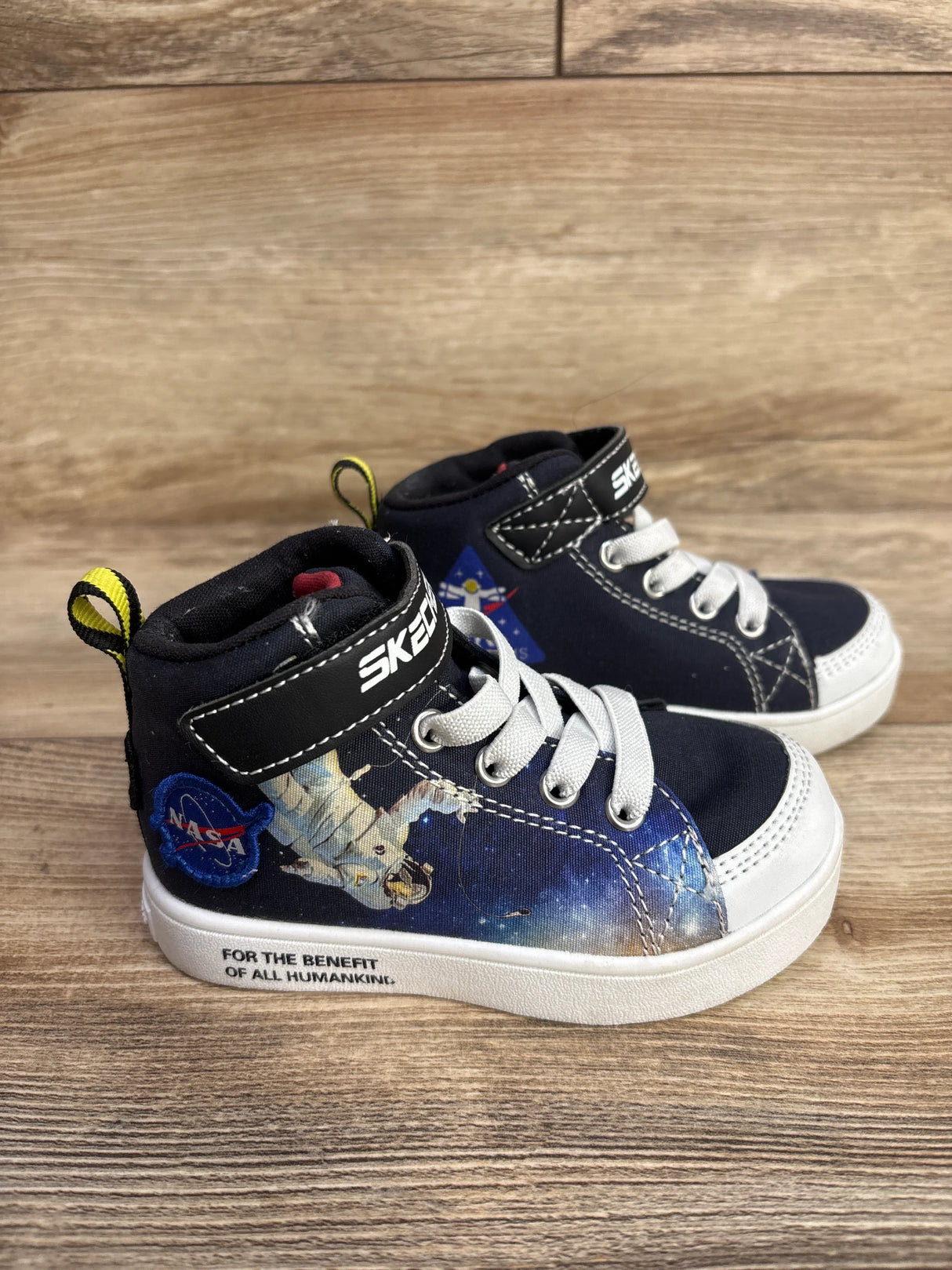 Sketchers E-Pro Nasa High Top Sneakers Blue sz 7c