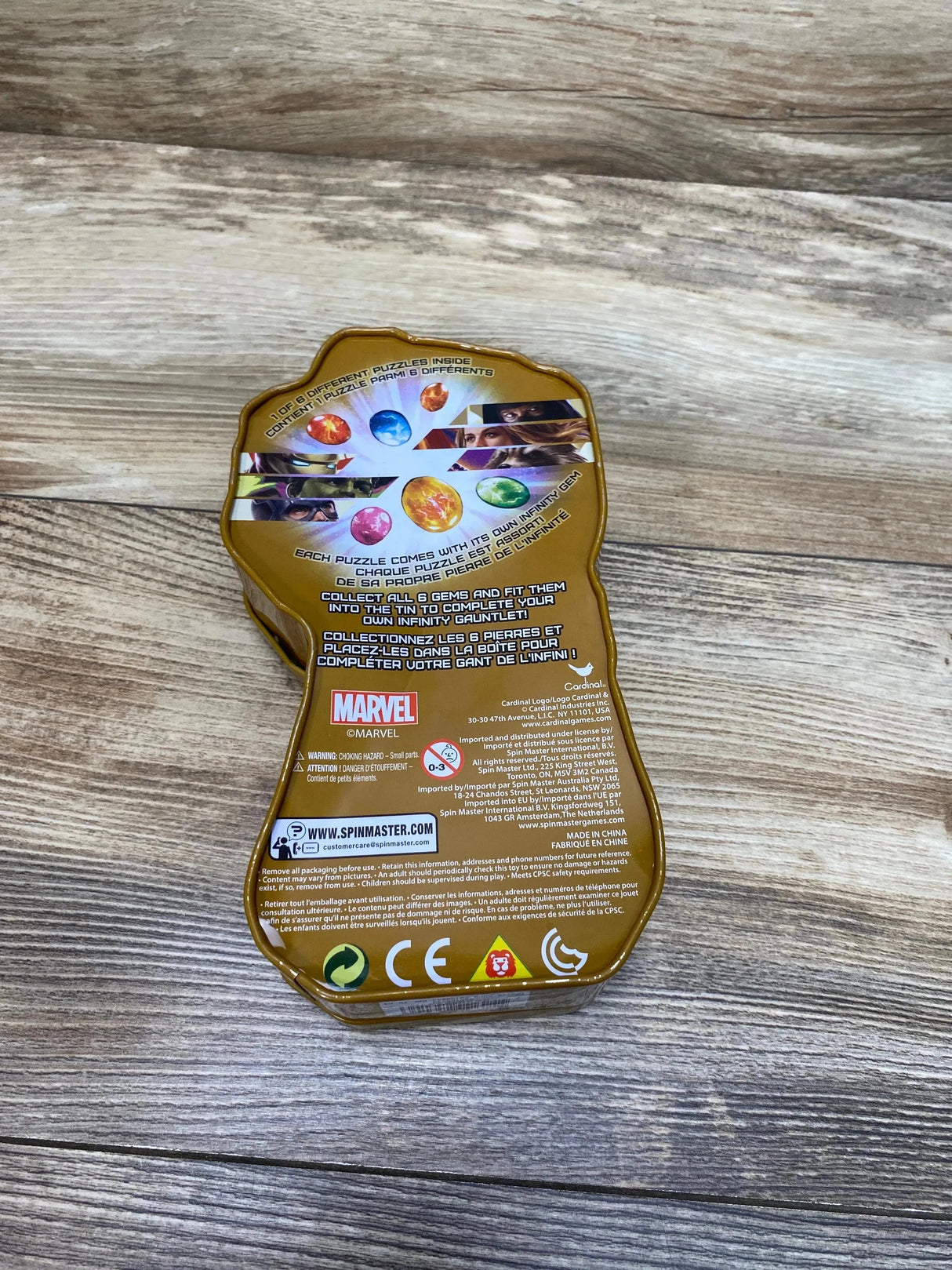 Cardinal 48pc Avengers - Gauntlet Tin - Me n Mommy To Be