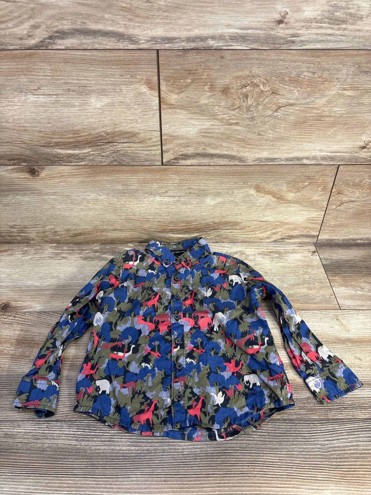 Little Marc Jacobs Safari Camo Button Down Shirt sz 2T