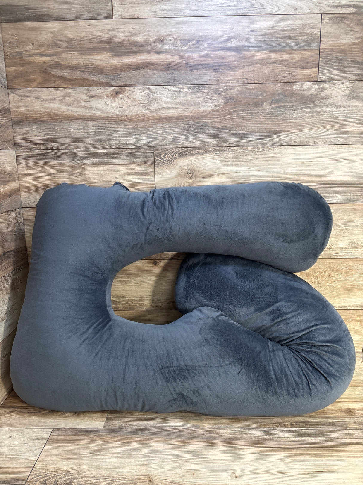 U Shaped Pregnancy Pillow, Grey