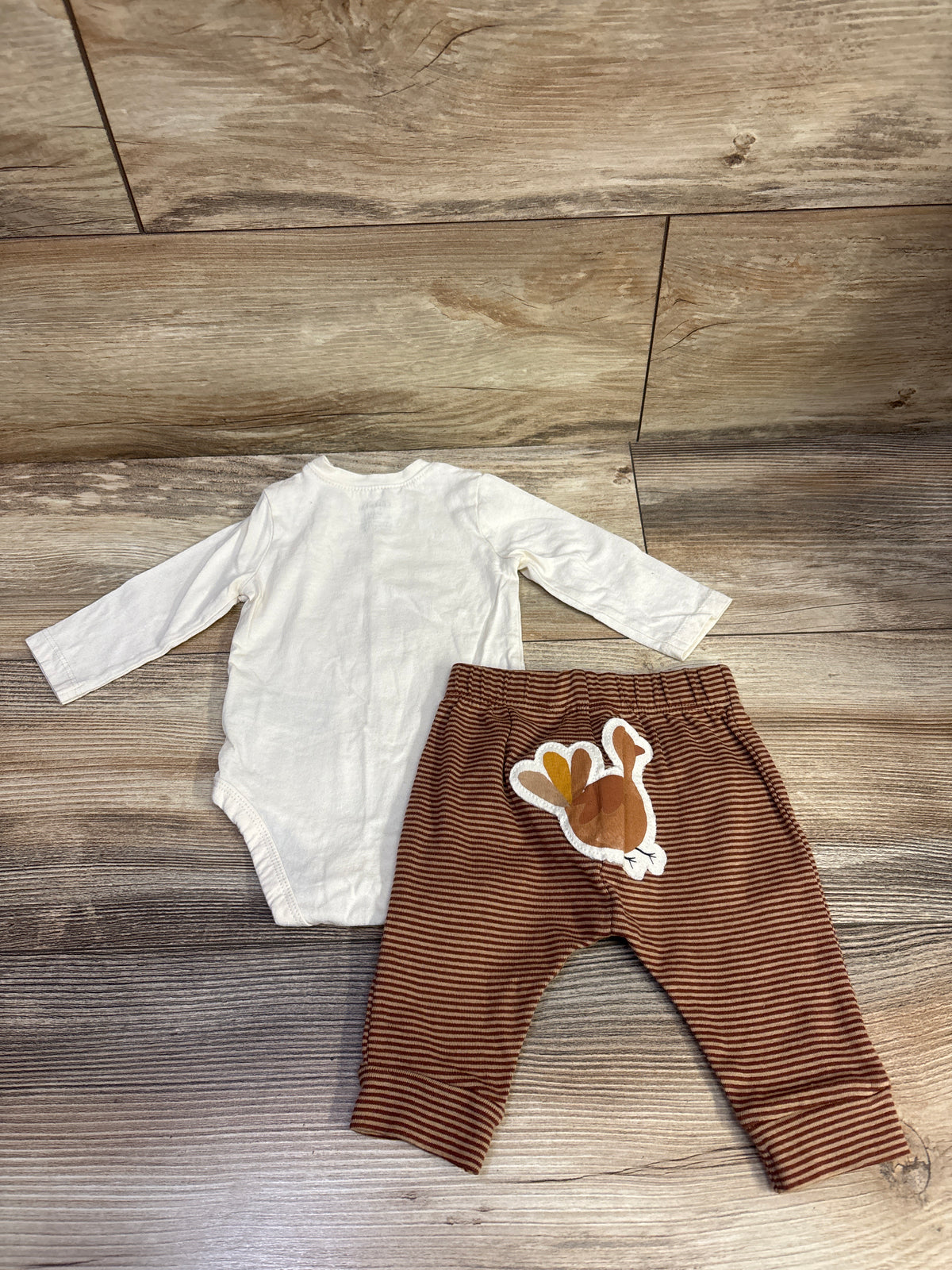 Carter's 2pc My First Halloween Bodysuit & Pants Set Beige sz 3m