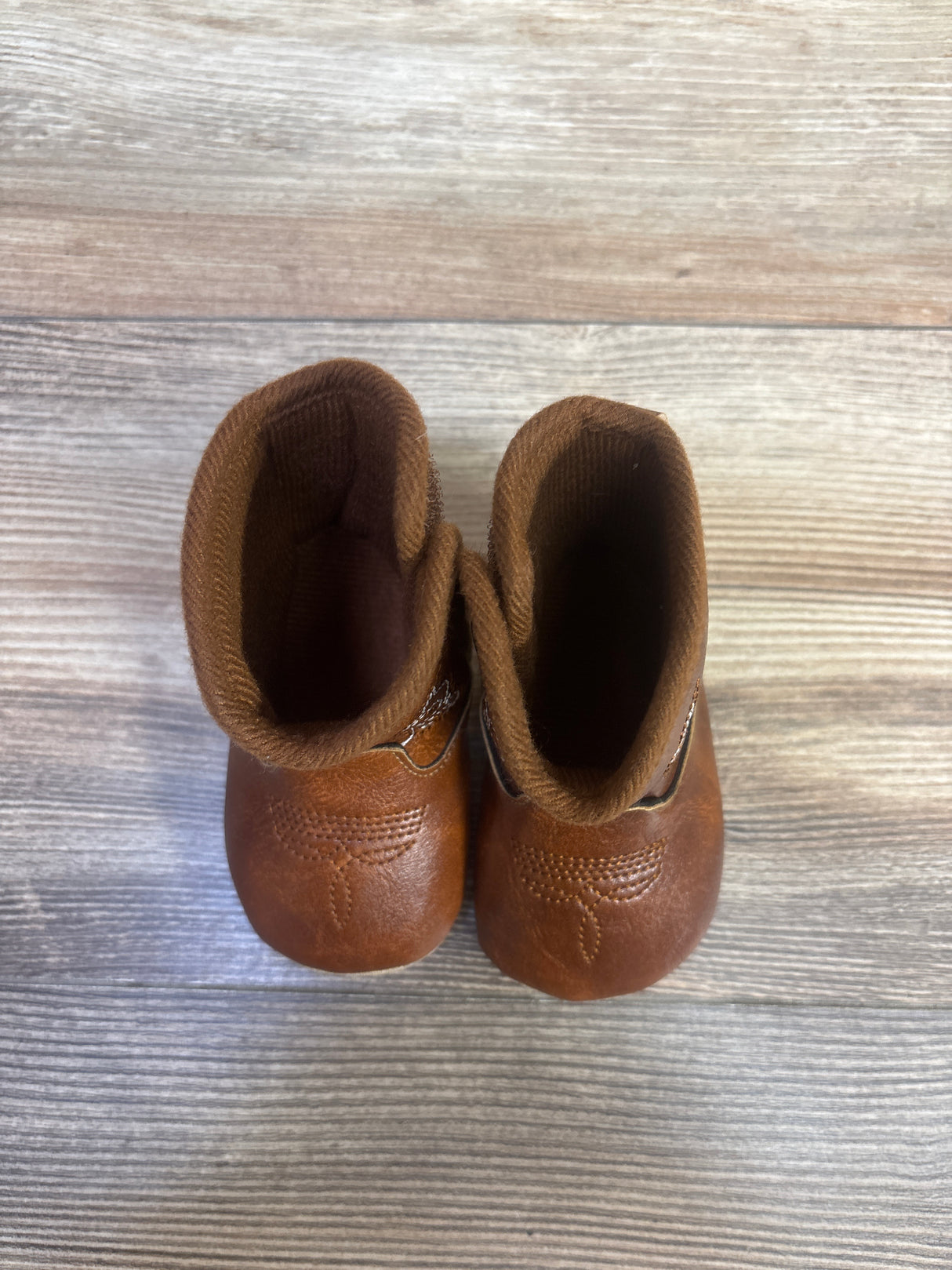 Shein Soft Sole Western Boots Brown sz 2/3c