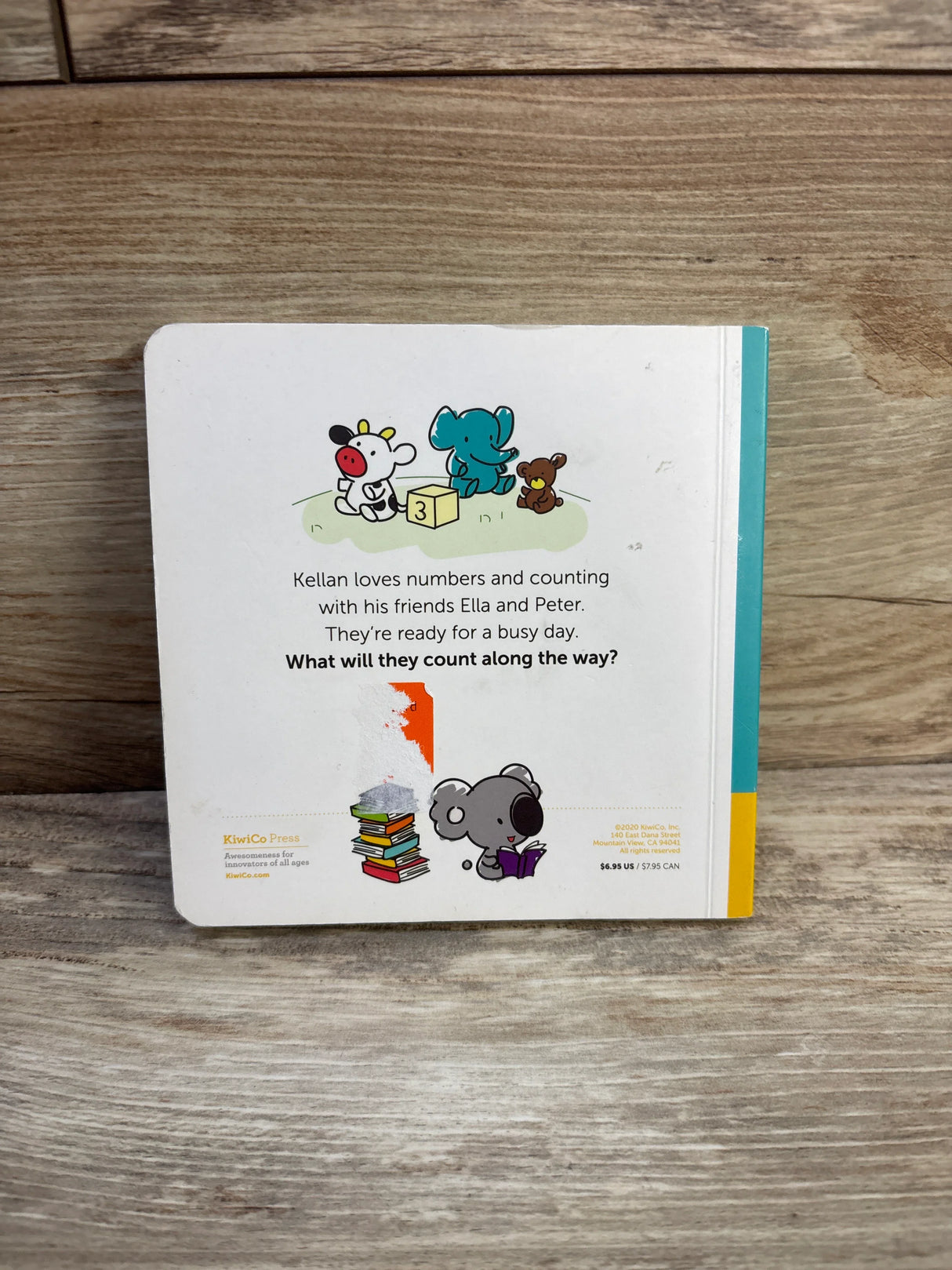 KiwiCo Kellan Counts To Ten Board Book