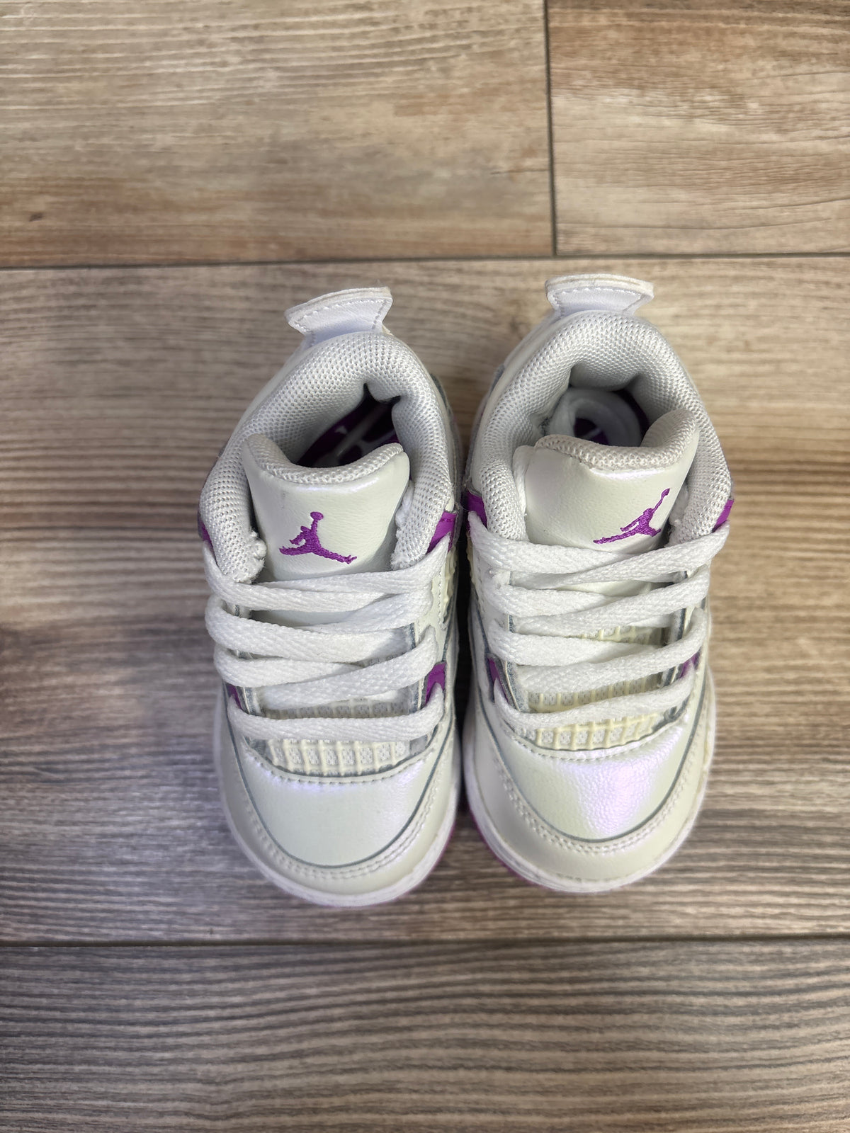 Air Jordan 4 Retro TD 'Hyper Violet' Sneakers sz 4c