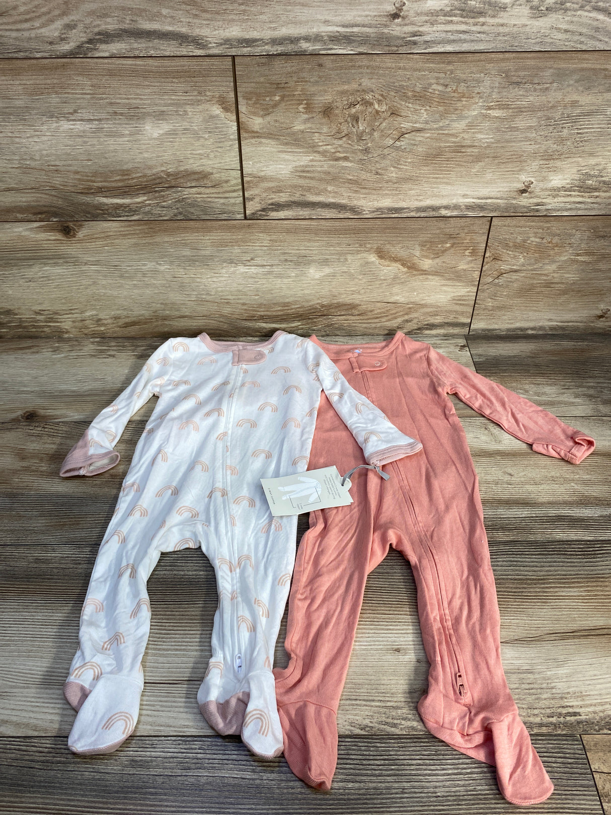 NEW Cloud Island 2pk So Very Soft Modal Blend Sleepers Pink sz 3-6m