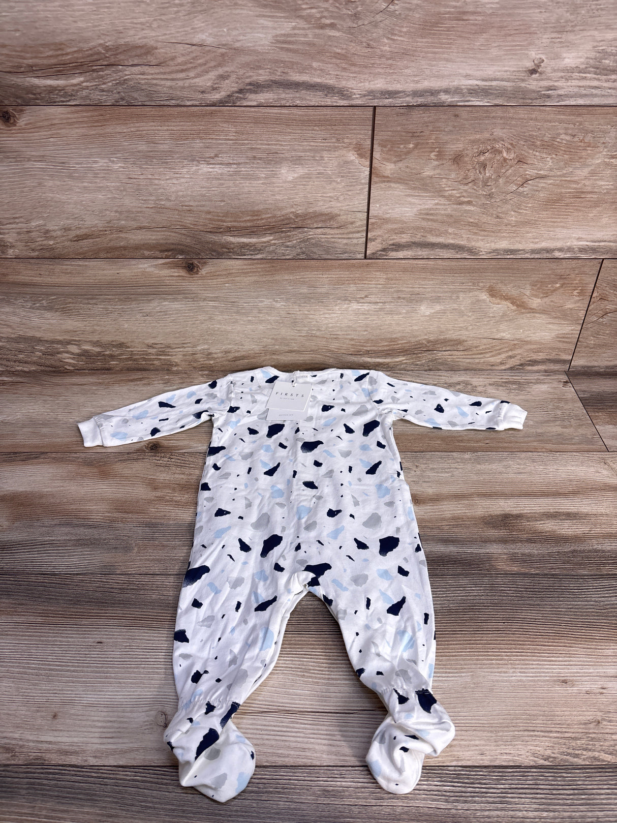 NEW Firsts by Petit Lem Sleeper White sz 6m